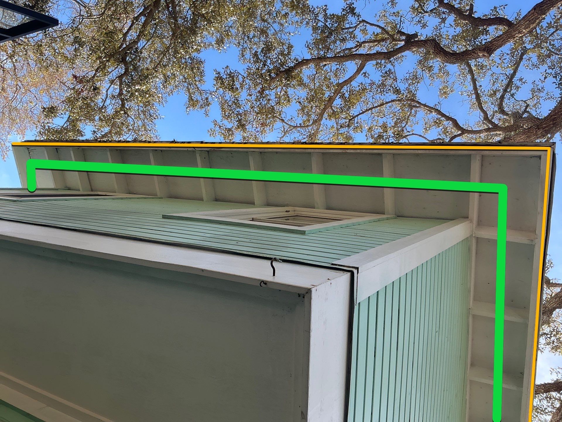 New White Soffit Project in Safety Harbor, FL by Gutter Professors