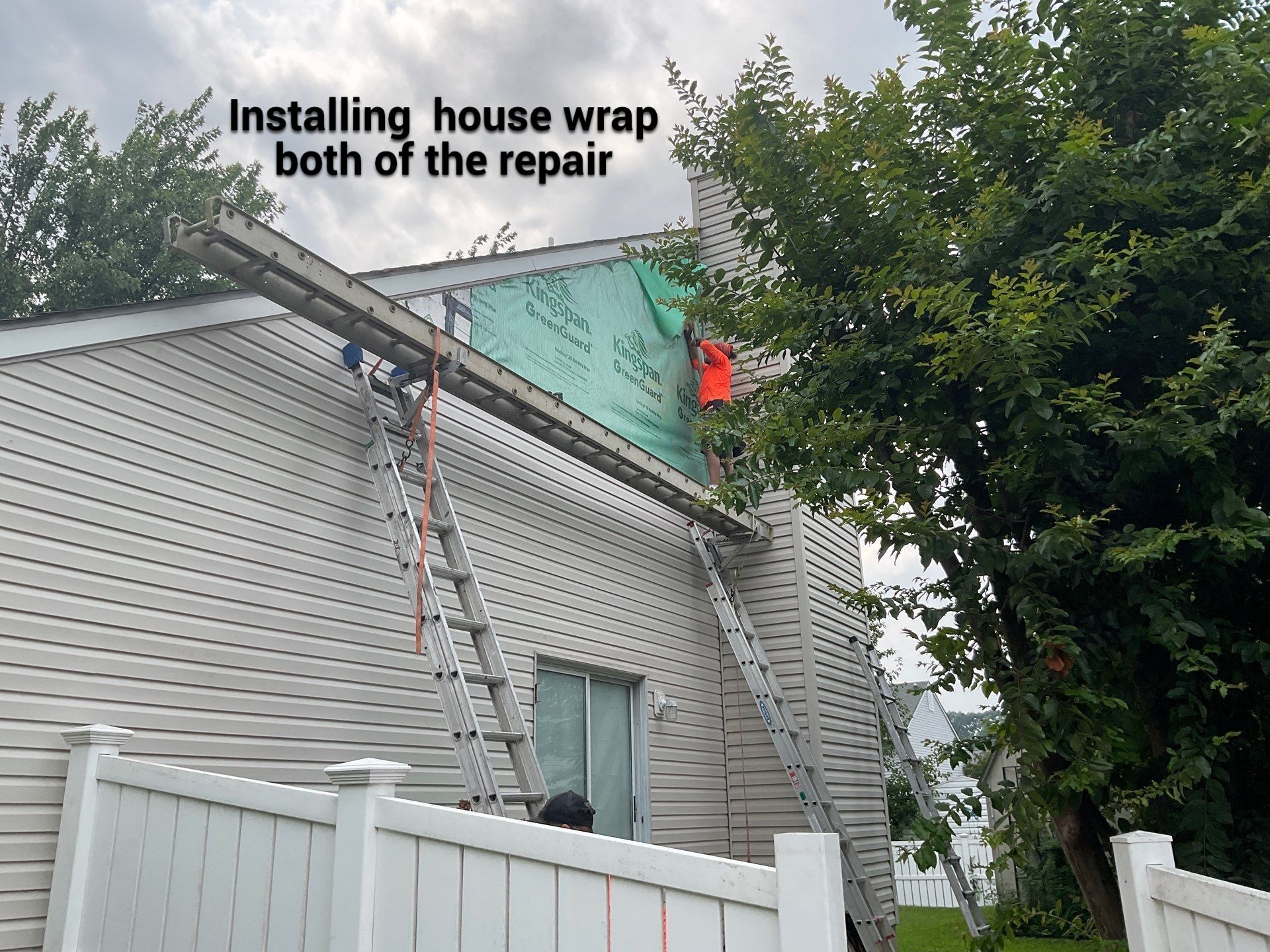 Install new siding  by Alpha Design Services