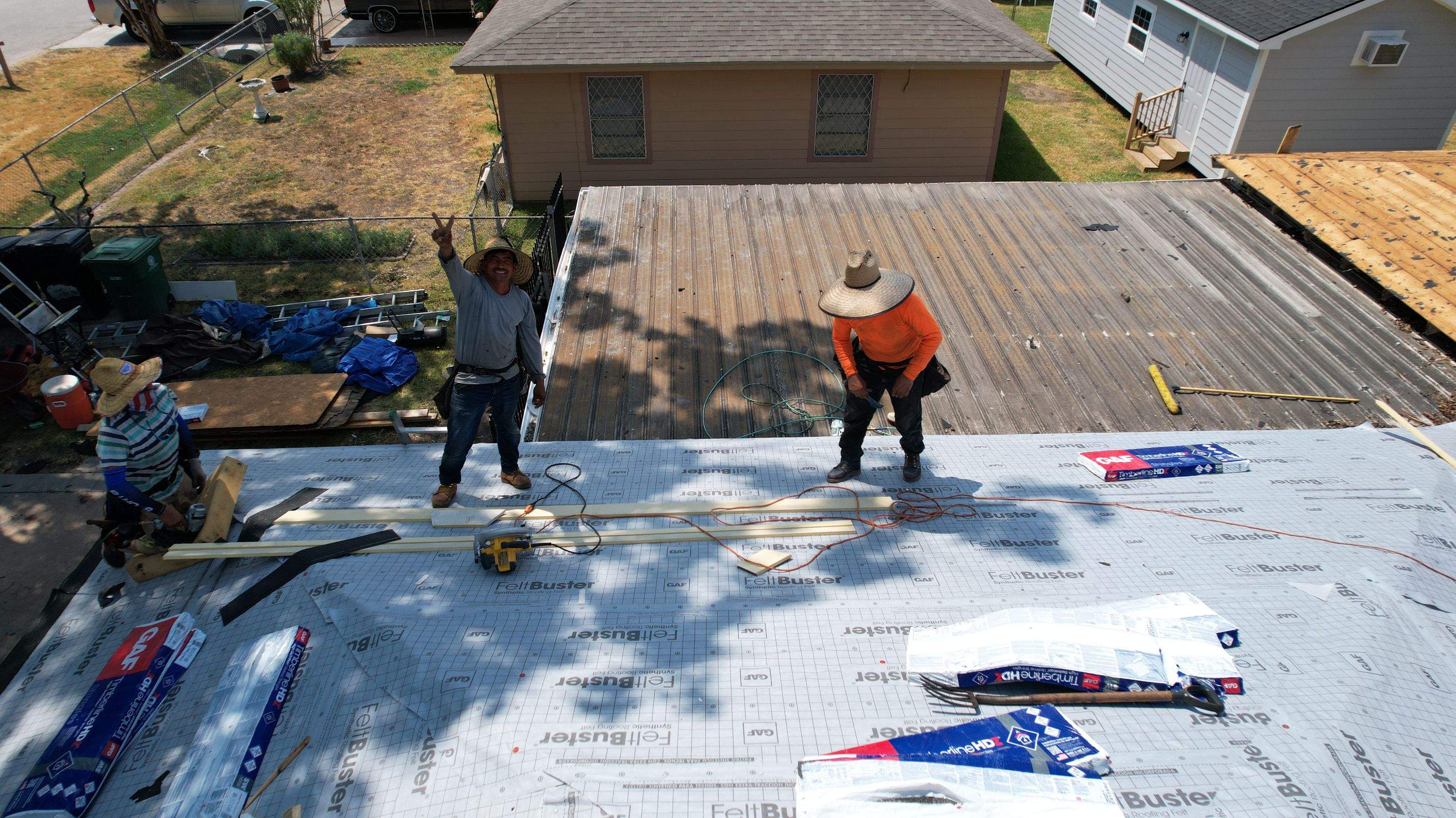 Full Re-Deck & Shingle Roof Replacement — Houston, TX by PL Roofing & SB Roofing, LLC.