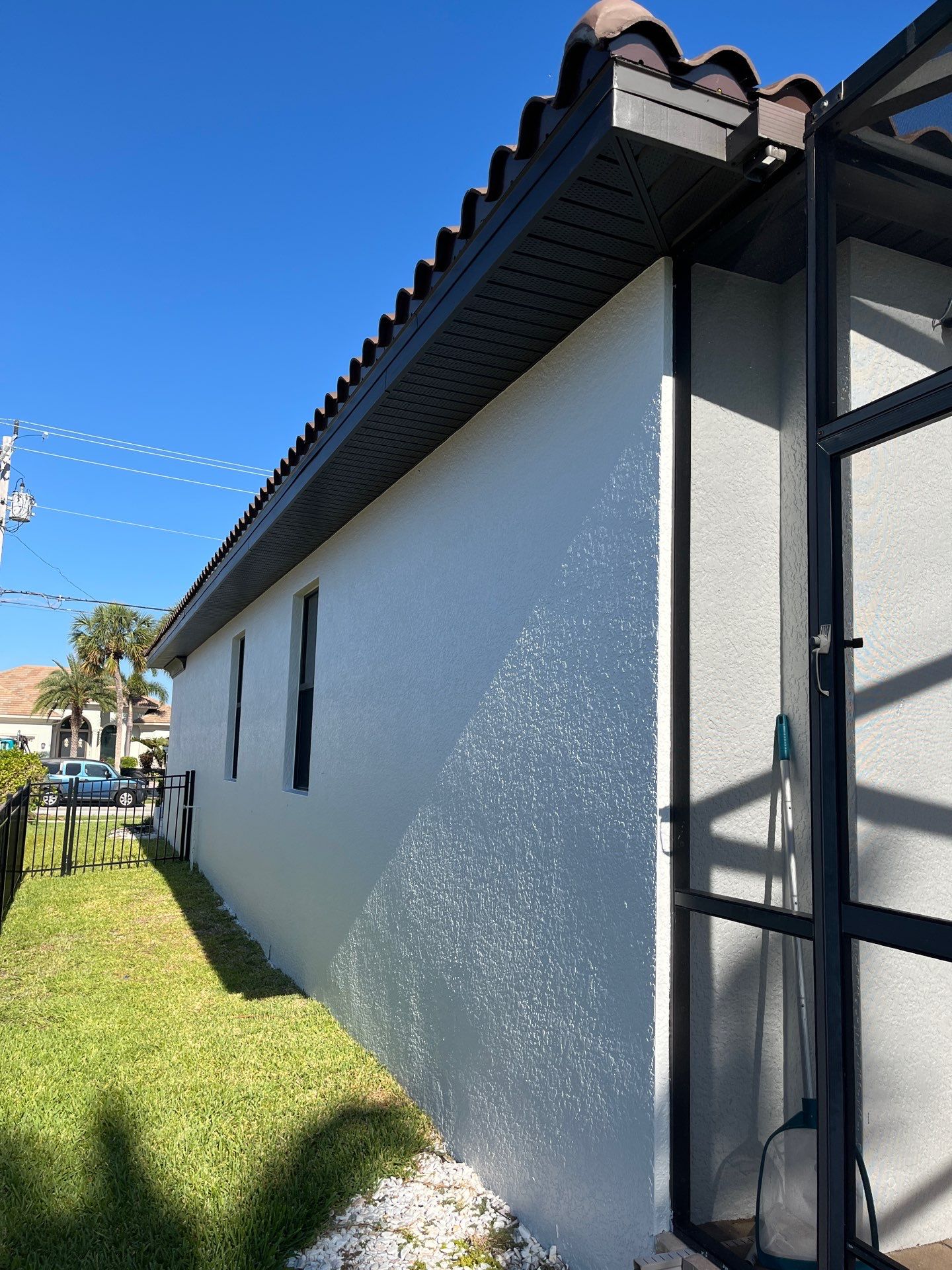 Stylish seamless gutters in Cape Coral FL by Gutter Professors