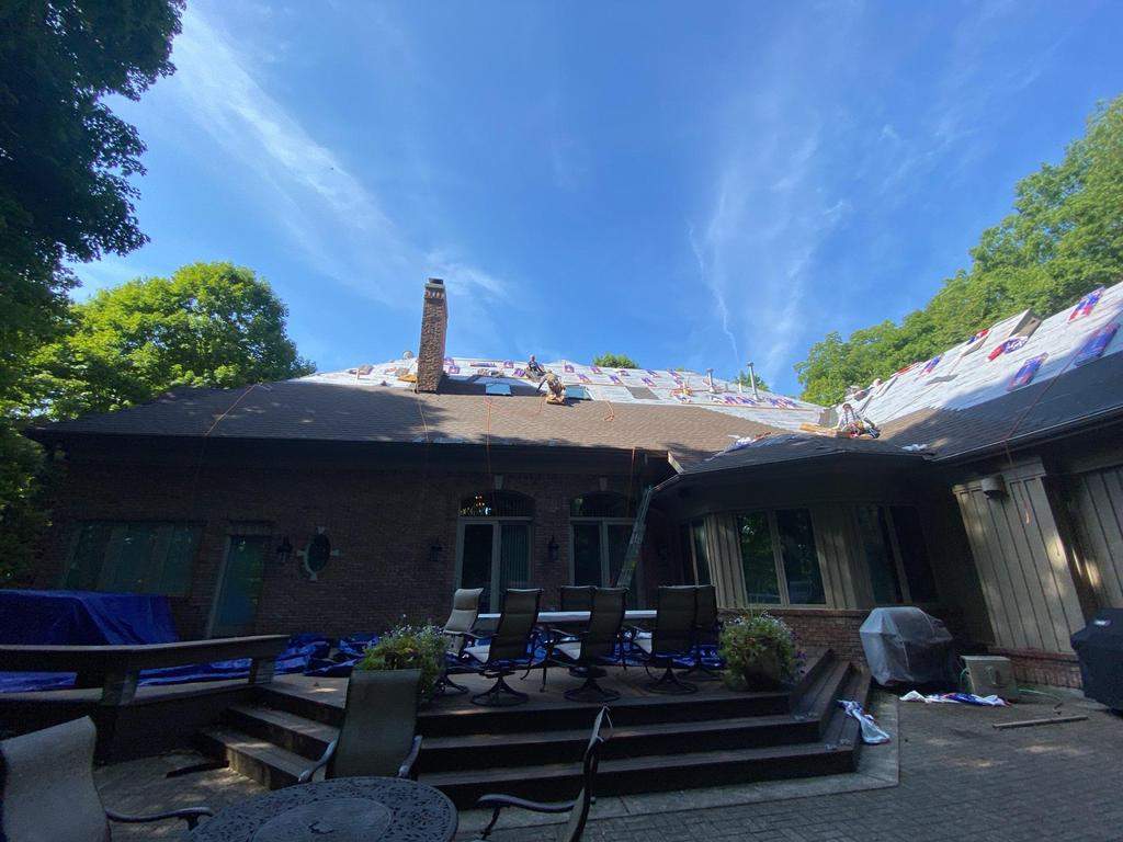 Residential Roofing Installation using GAF Timberline HDZ Barkwood by Nitro Roofing and Construction