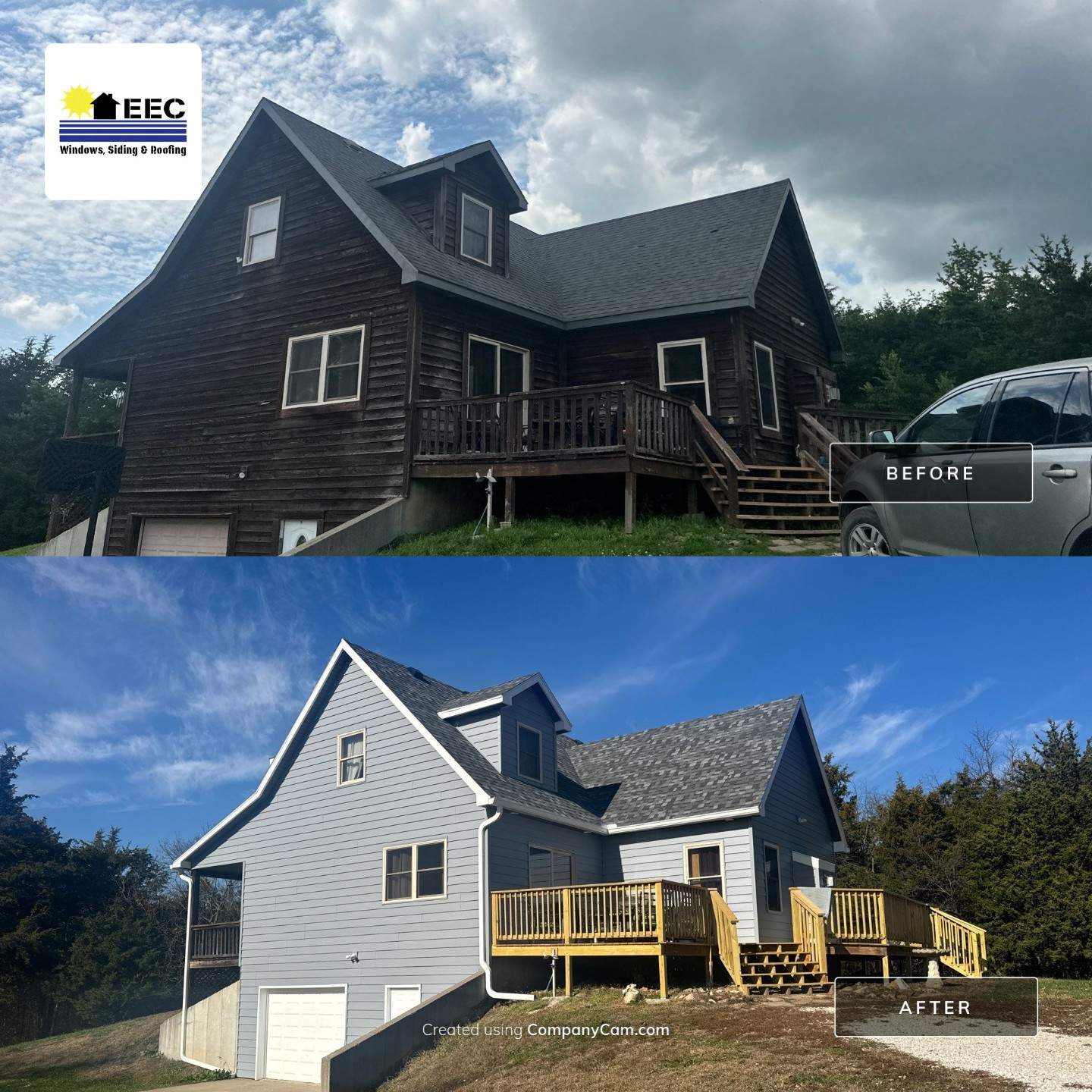 Comprehensive Roof and Siding Replacement Project in Lincoln, MO by EEC Windows, Siding & Roofing