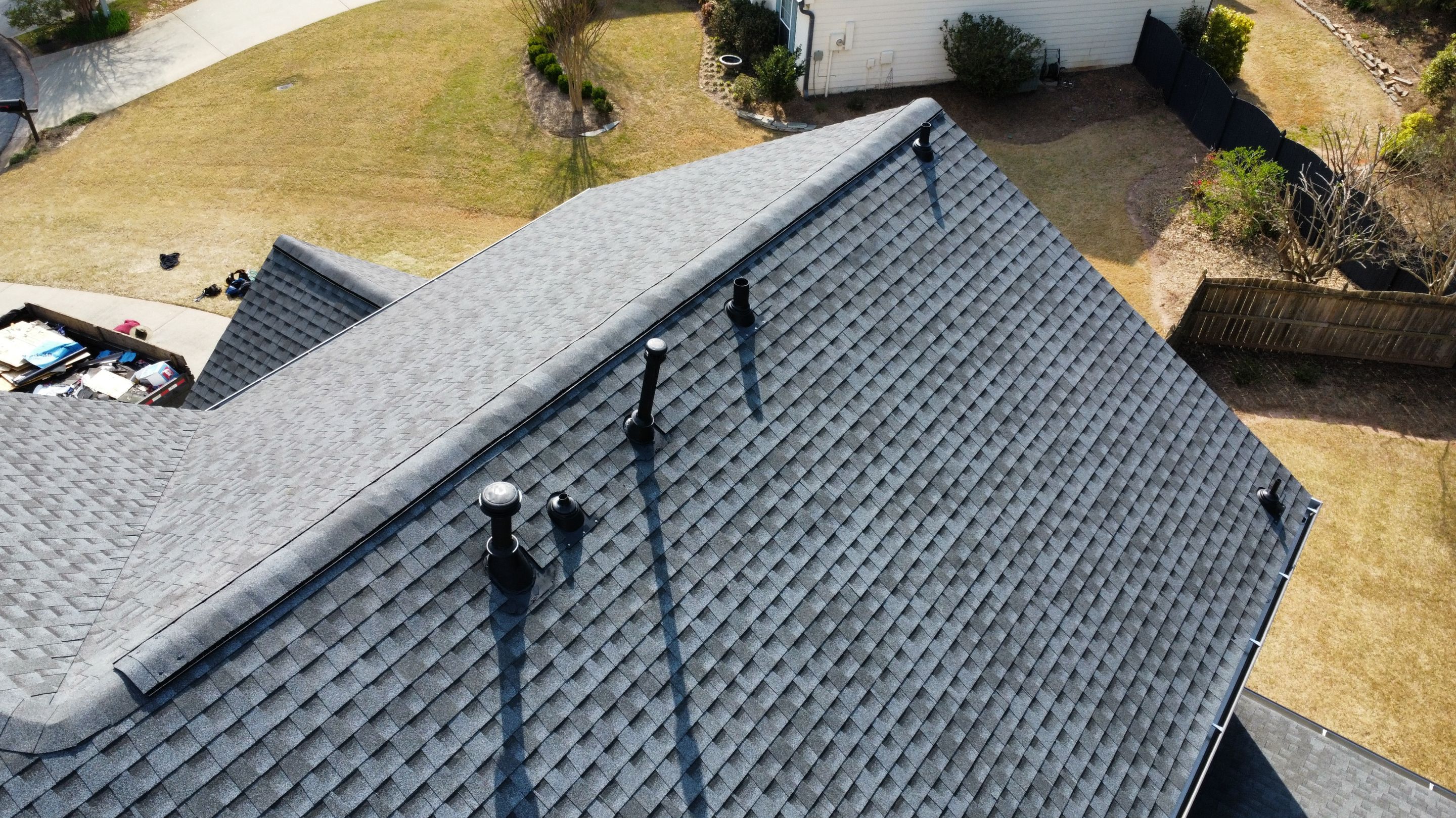 Cumming, GA Roof Replacement GAF Timberline HDZ Pewter Gray by Reset Roofing