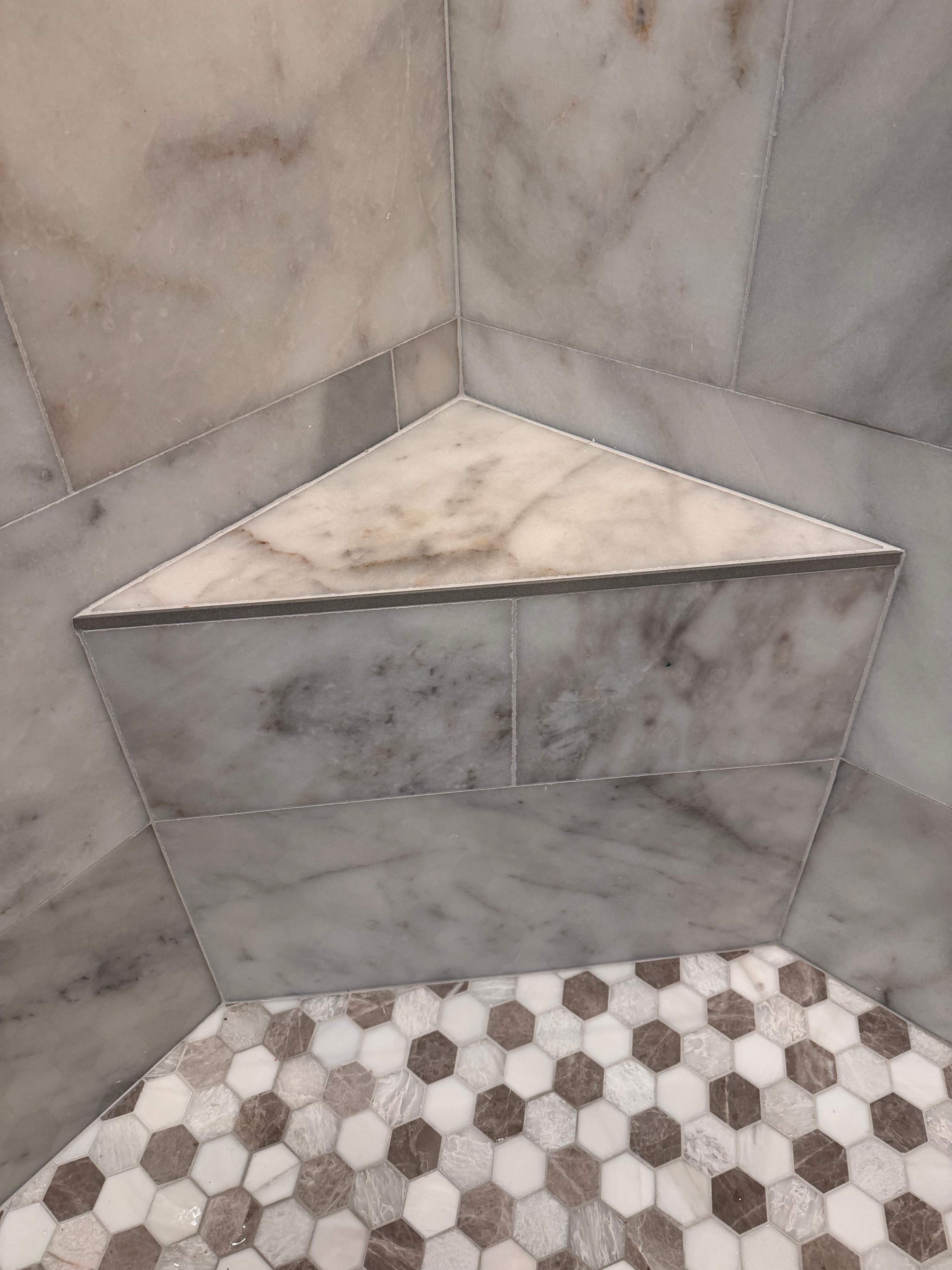 Master bathroom renovation by Prudencio