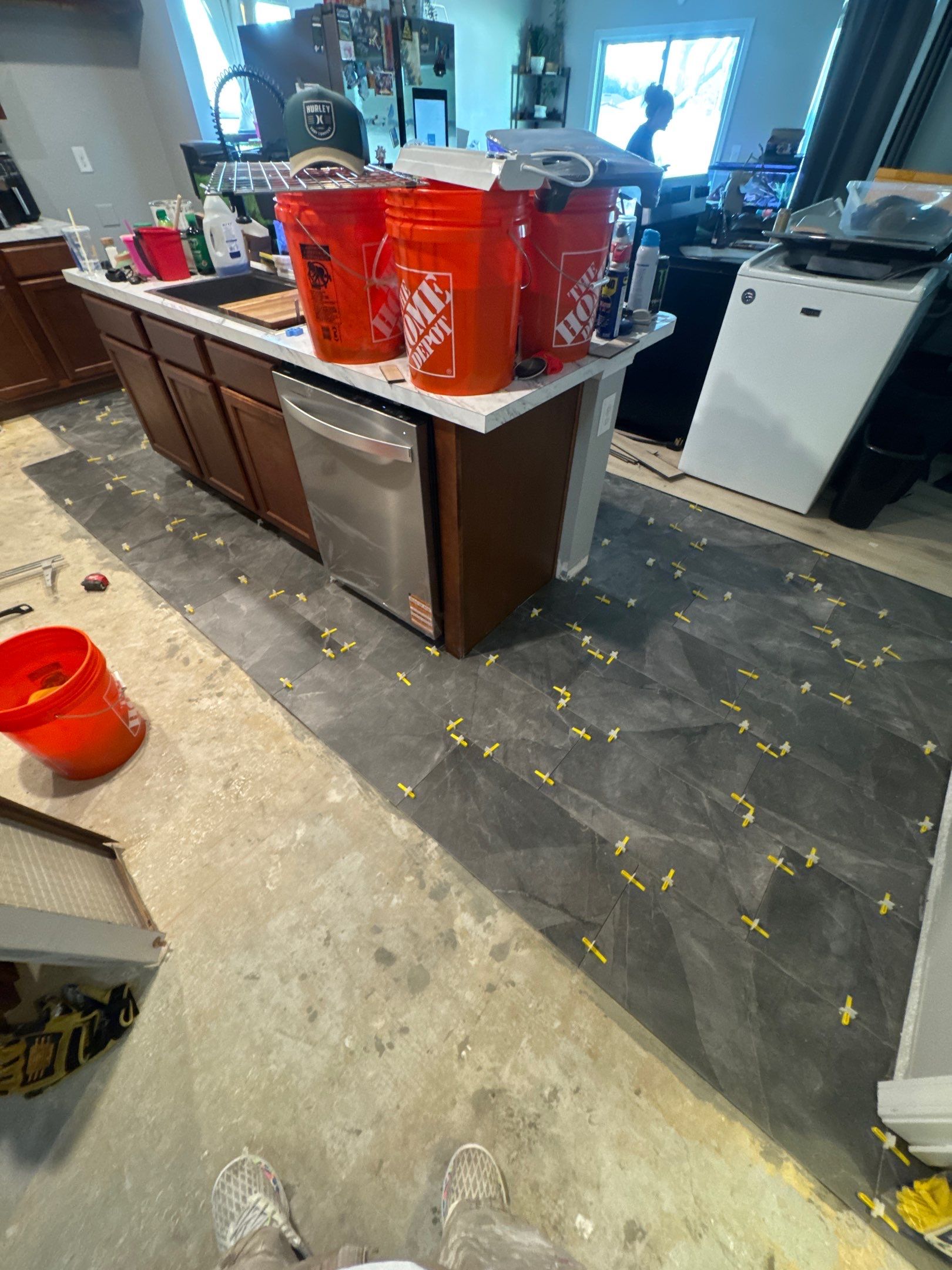 Tile Installation & Epoxy Countertop by Axtra Hand