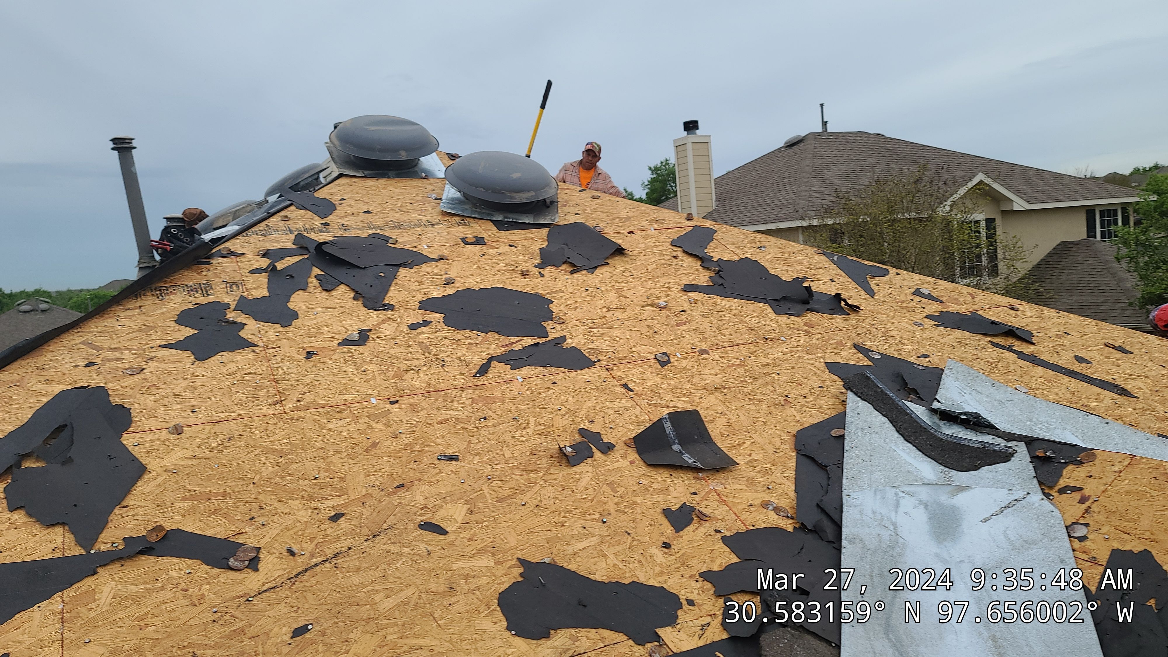 Complete Roofing Replacement and Hail Damage Restoration in Round Rock by Caliber Restoration LLC