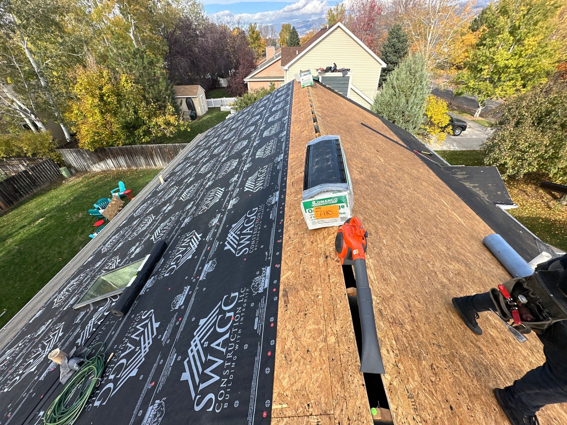 Residential Re-roofing Project in Bozeman, Montana by swagg construction
