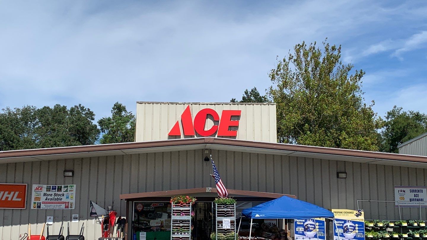 Channel Letters for Sorrento Carter's Ace Hardware by SignCrafters