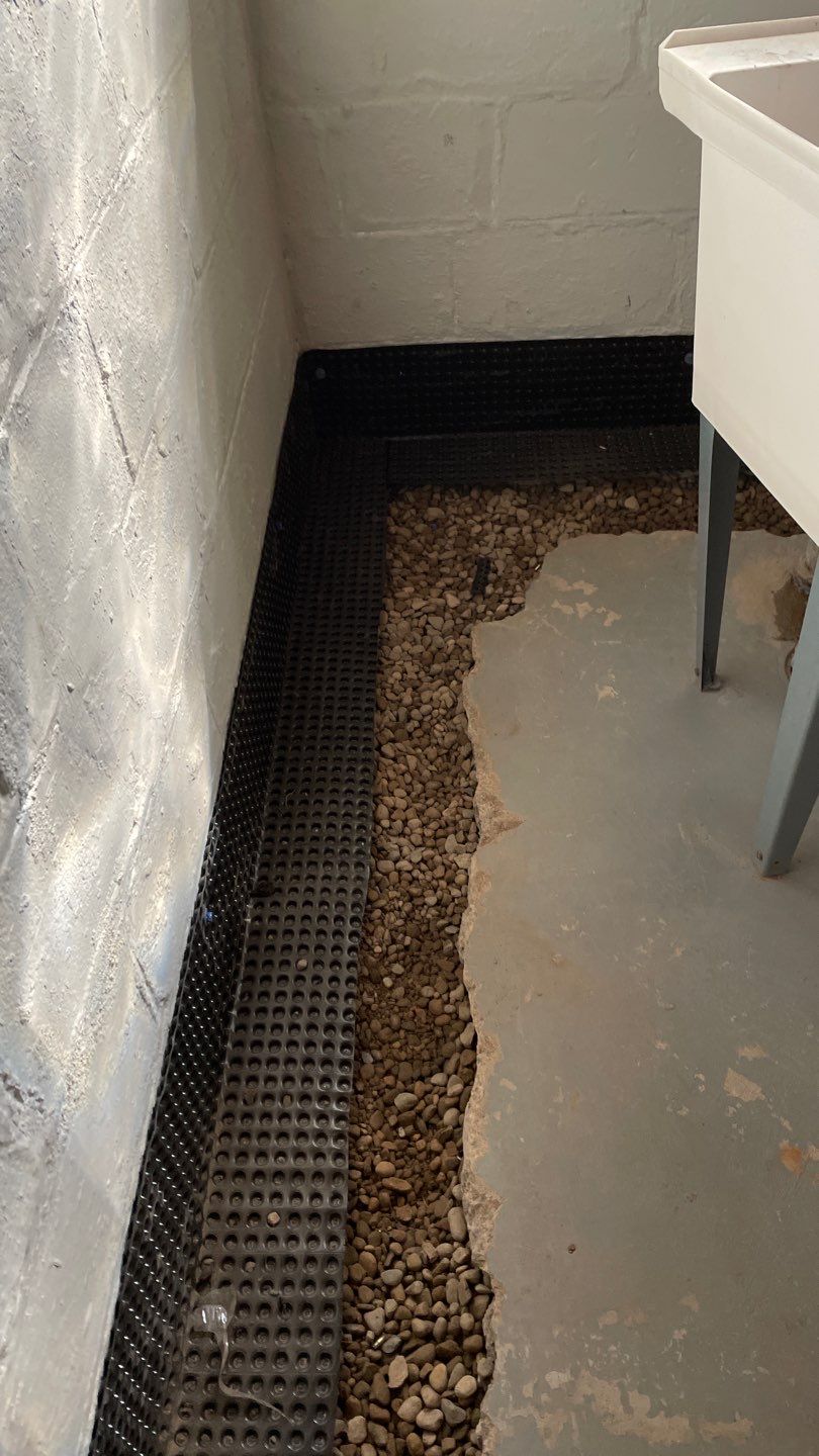 Basement Waterproofing for Kristi & Danny in St. Paul by Waterproofing Northeast