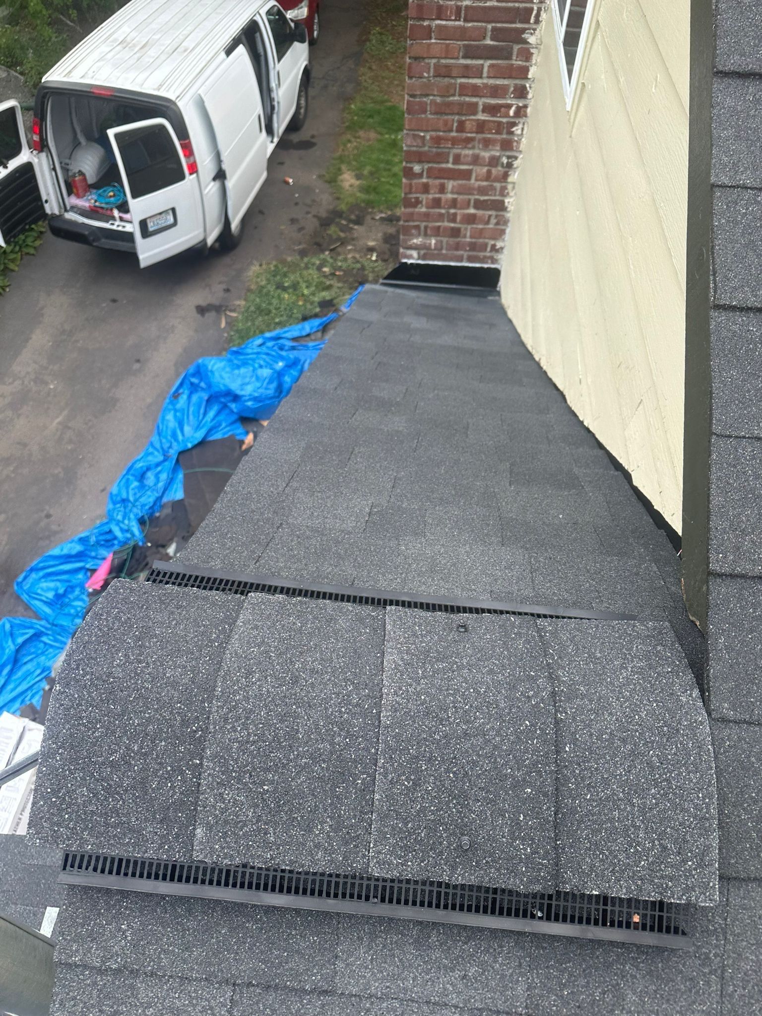 Residential Roofing Installation using GAF UHDZ Shingles by Roofing Formula LLC