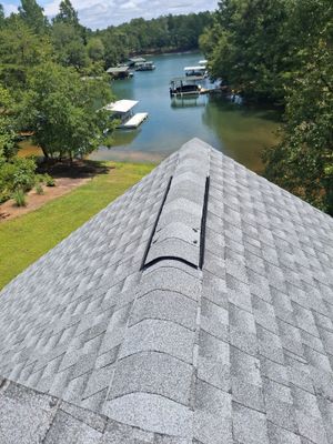 Keowee Insurance Roof with 7in Gutters