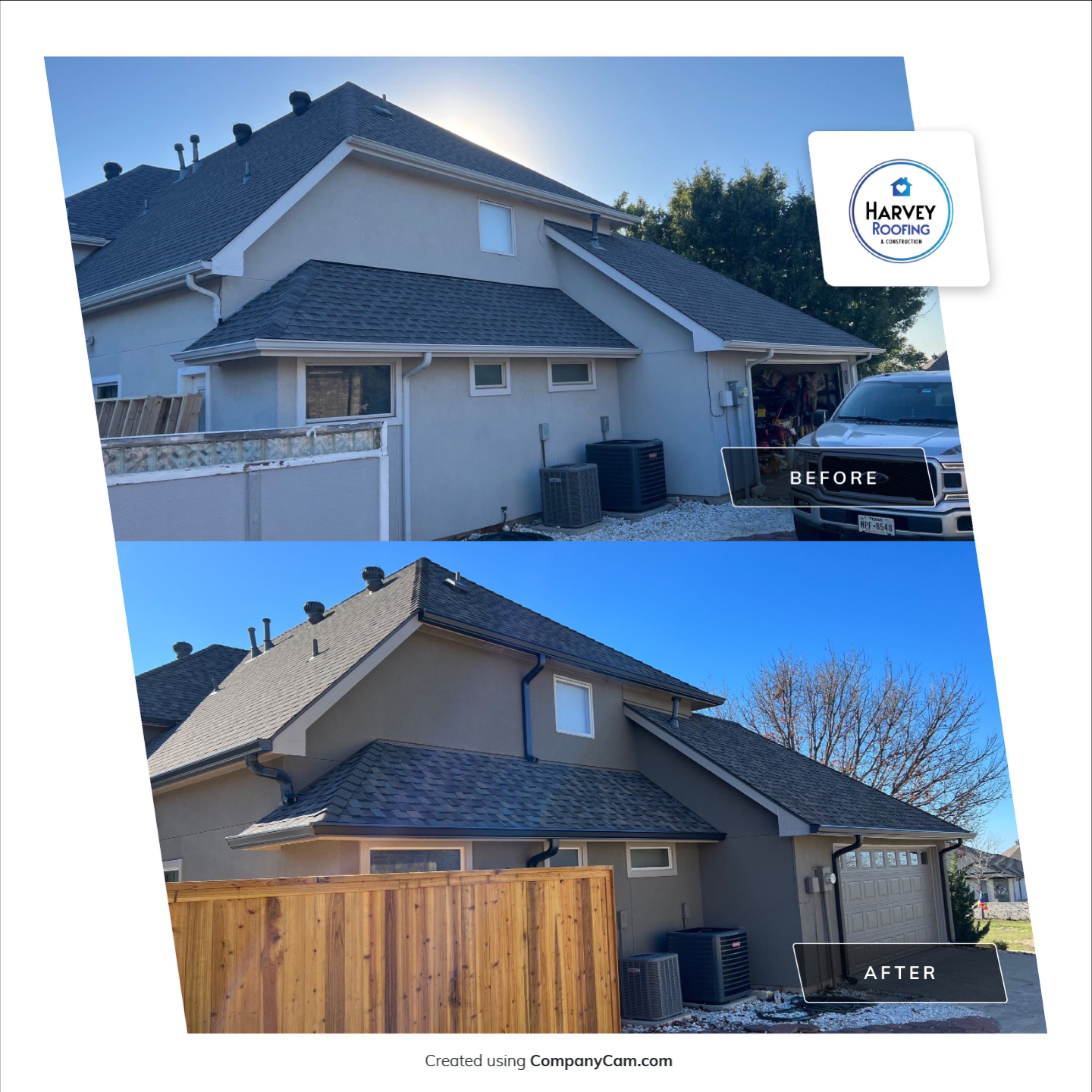 Residential Roofing Installation using ATLAS StormMaster Shake by Harvey Roofing & Construction