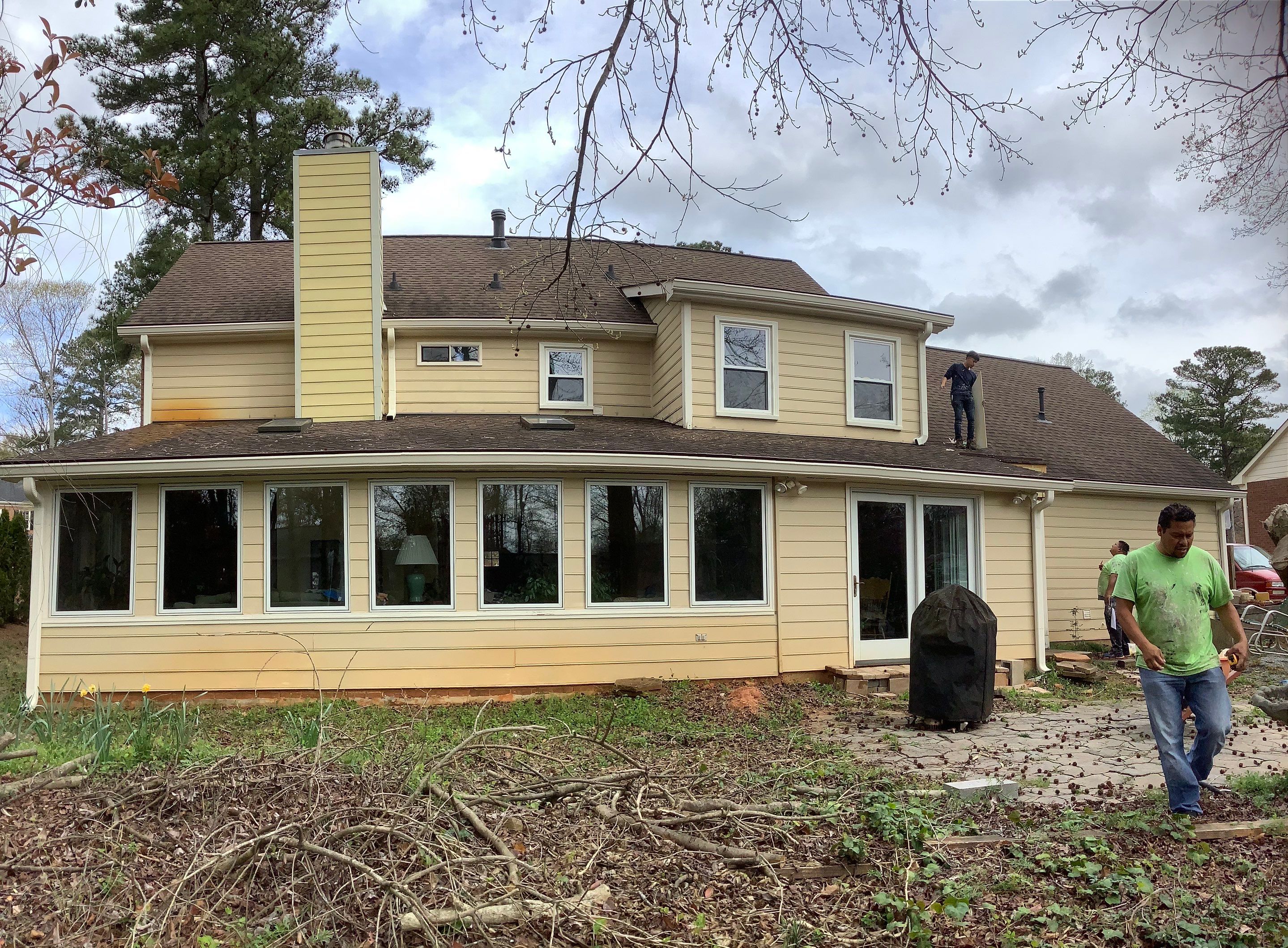 Colonial Home Exterior Painting and Trim Refresh in Marietta by Swift Home Renovations