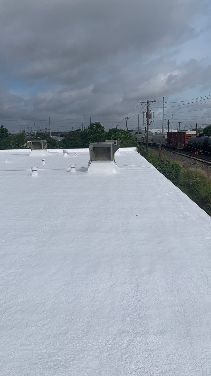 Foam & Metal Roof Restoration – Thermo Sensors (Garland, TX) by All Star Roofing LLC