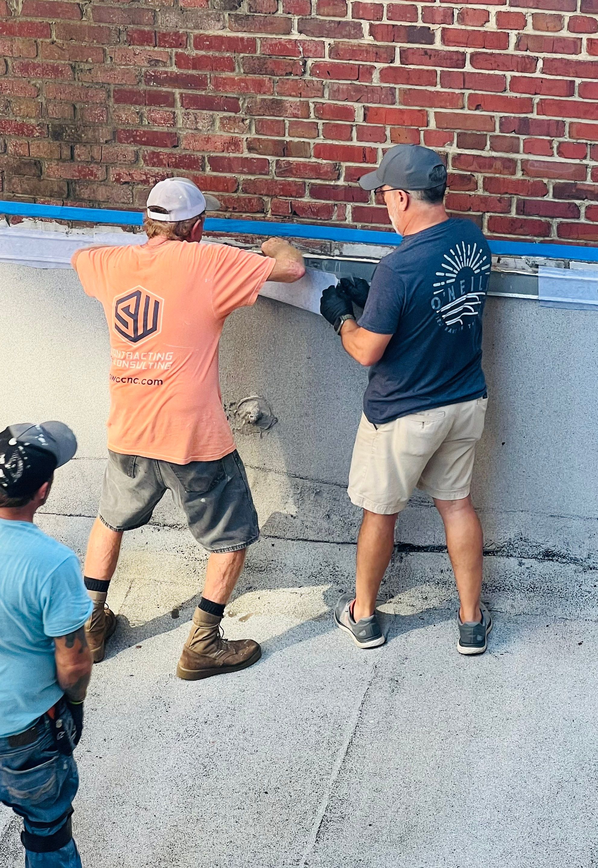 Commercial Roof Restoration – Kinston Hotel Apartments by S.W. Contracting & Consulting