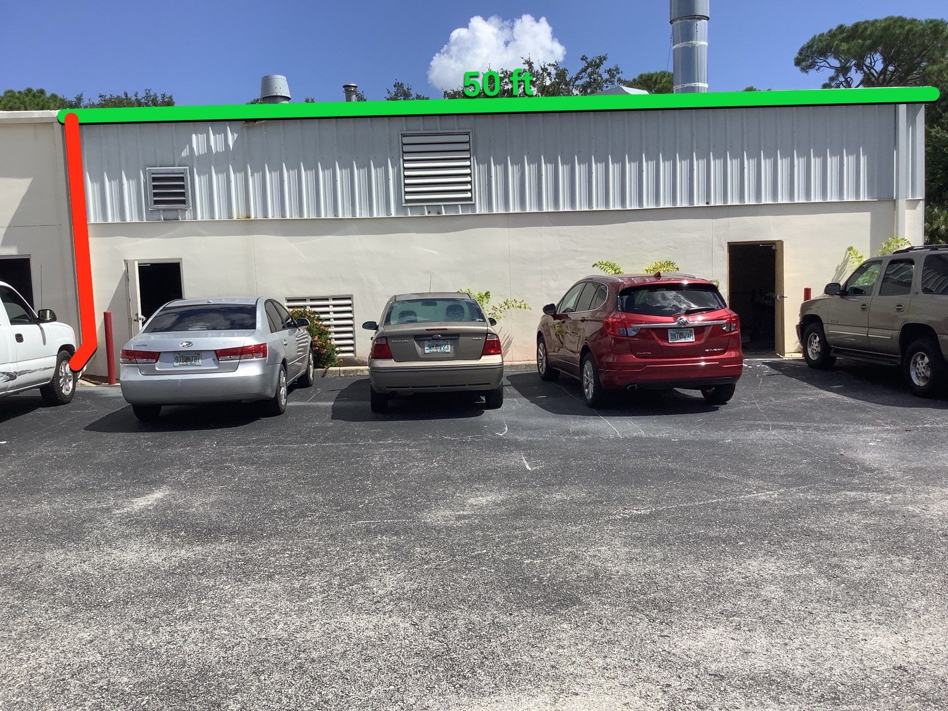 White 6-Inch Gutters with Downspouts in Bradenton FL by Gutter Professors