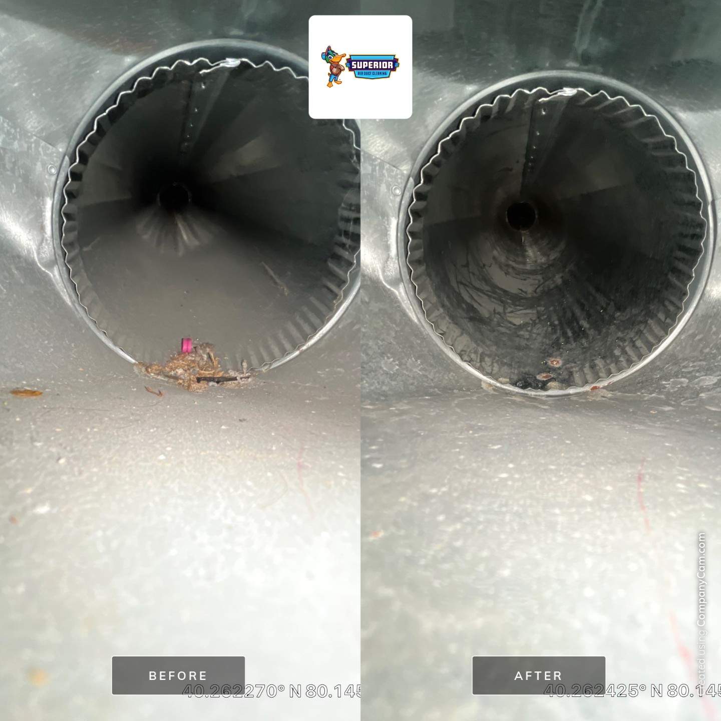 Air Duct Cleaning With a Vacuum Truck in Canonsburg, PA by Superior Air Duct Cleaning
