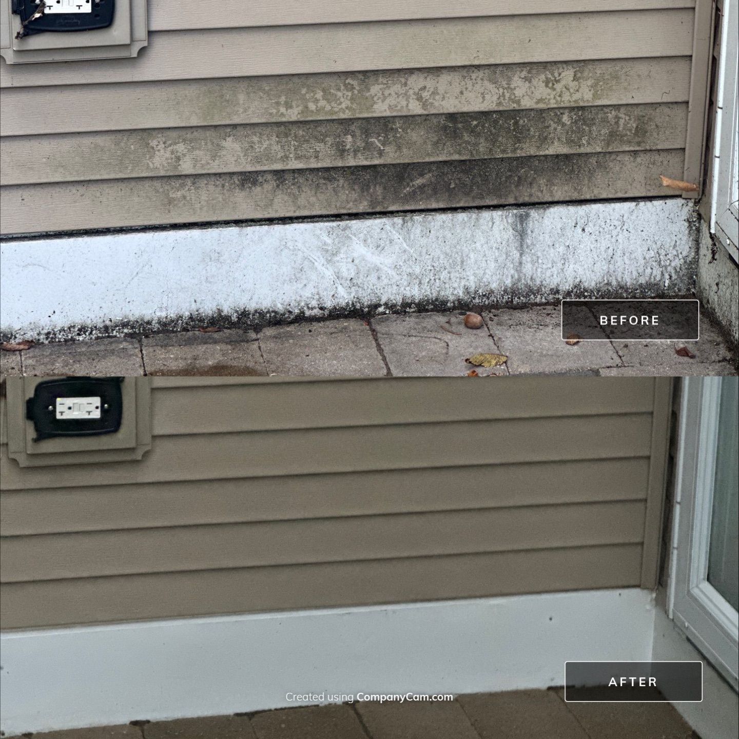 Project in Park Ridge by Simmons Power & Soft Washing