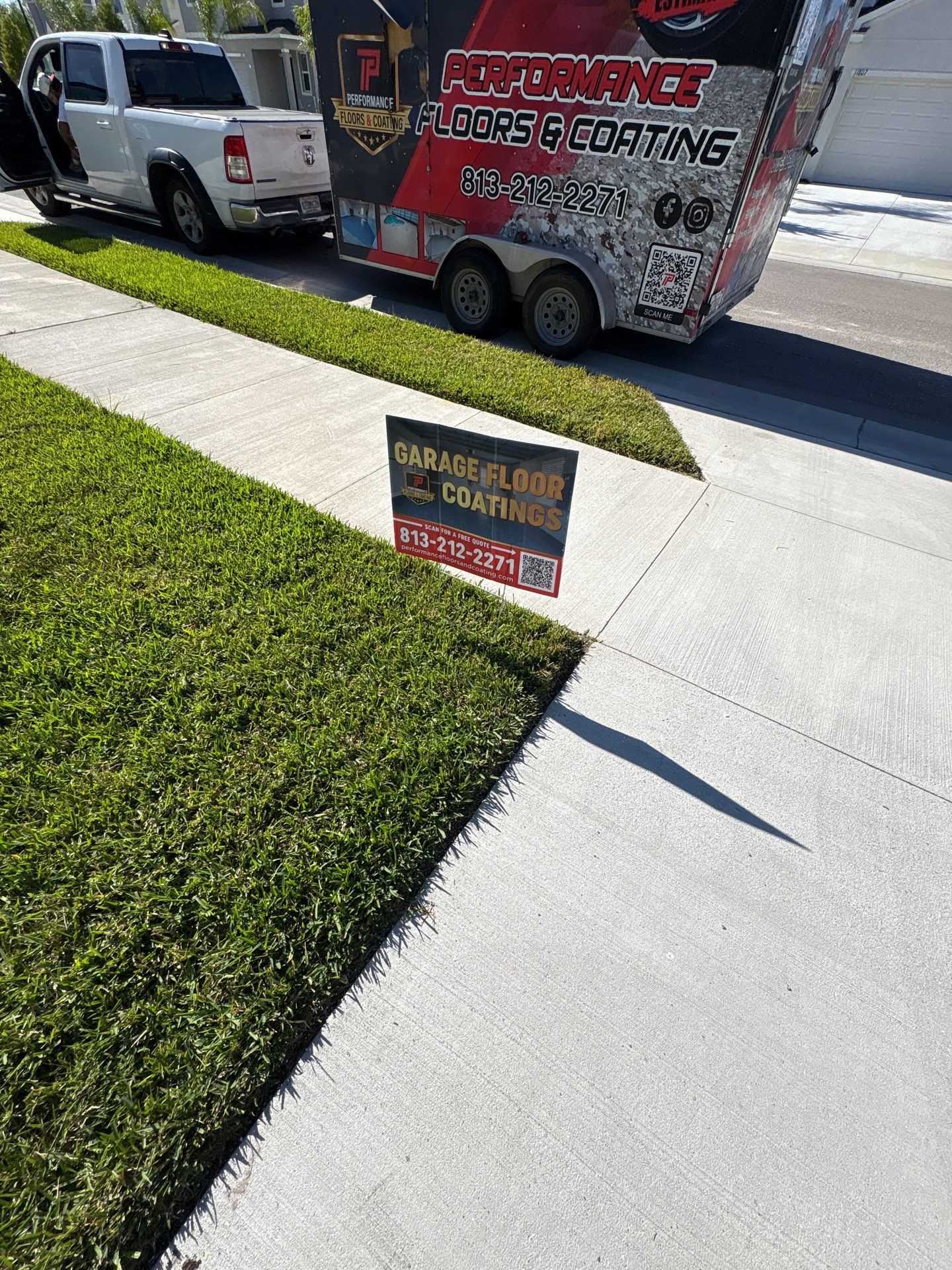 Artisanal Garage Finish: Multi-Toned 'Hybrid' Flake System by Performance Floors & Coating
