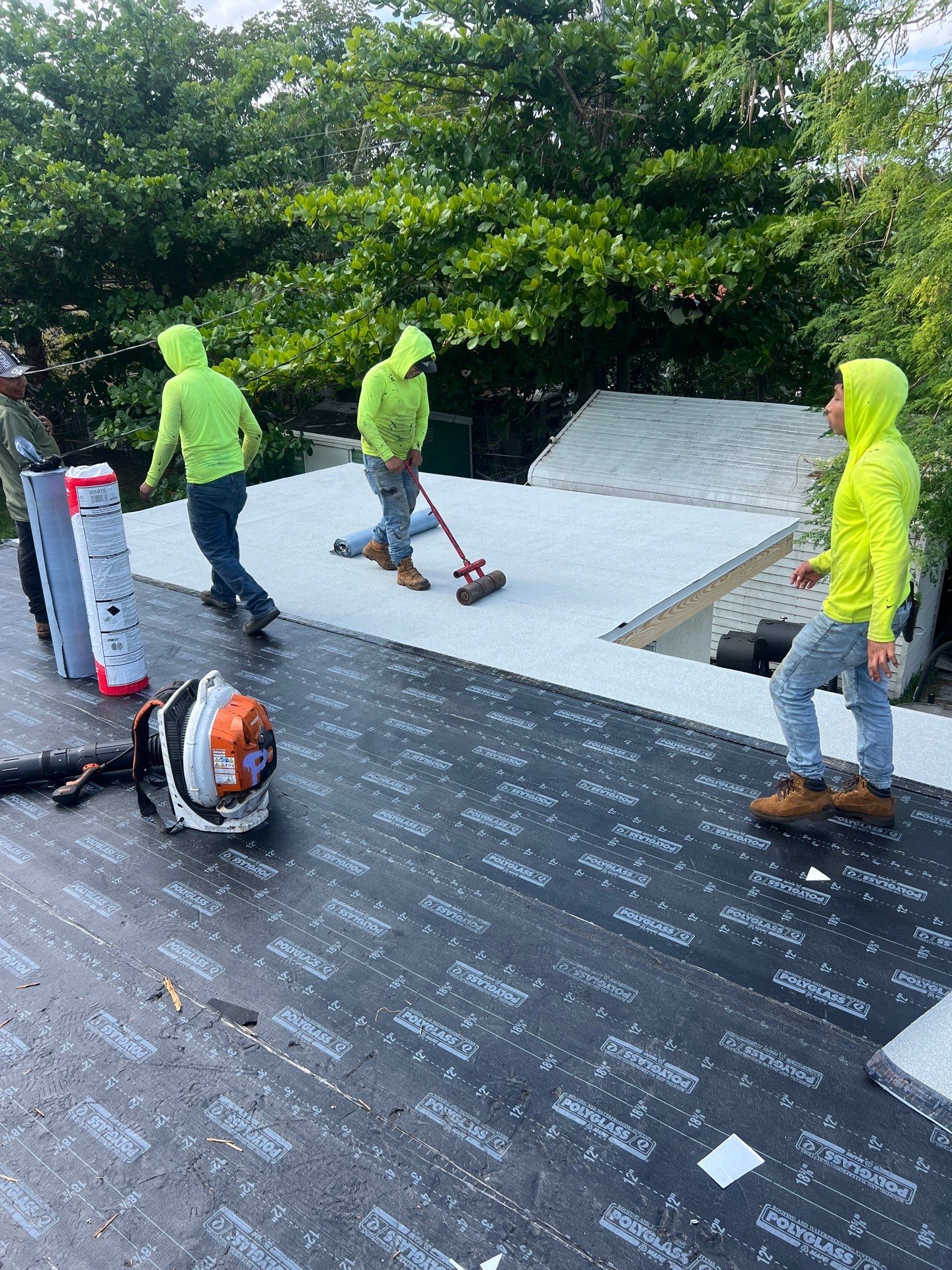 Beautiful Blue Shingle Re-Roof in Hollywood! by First Due Roofing