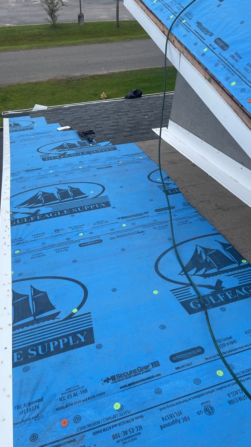 Commercial Roofing Installation using Roof Replacement by American Roofing & Construction LLC