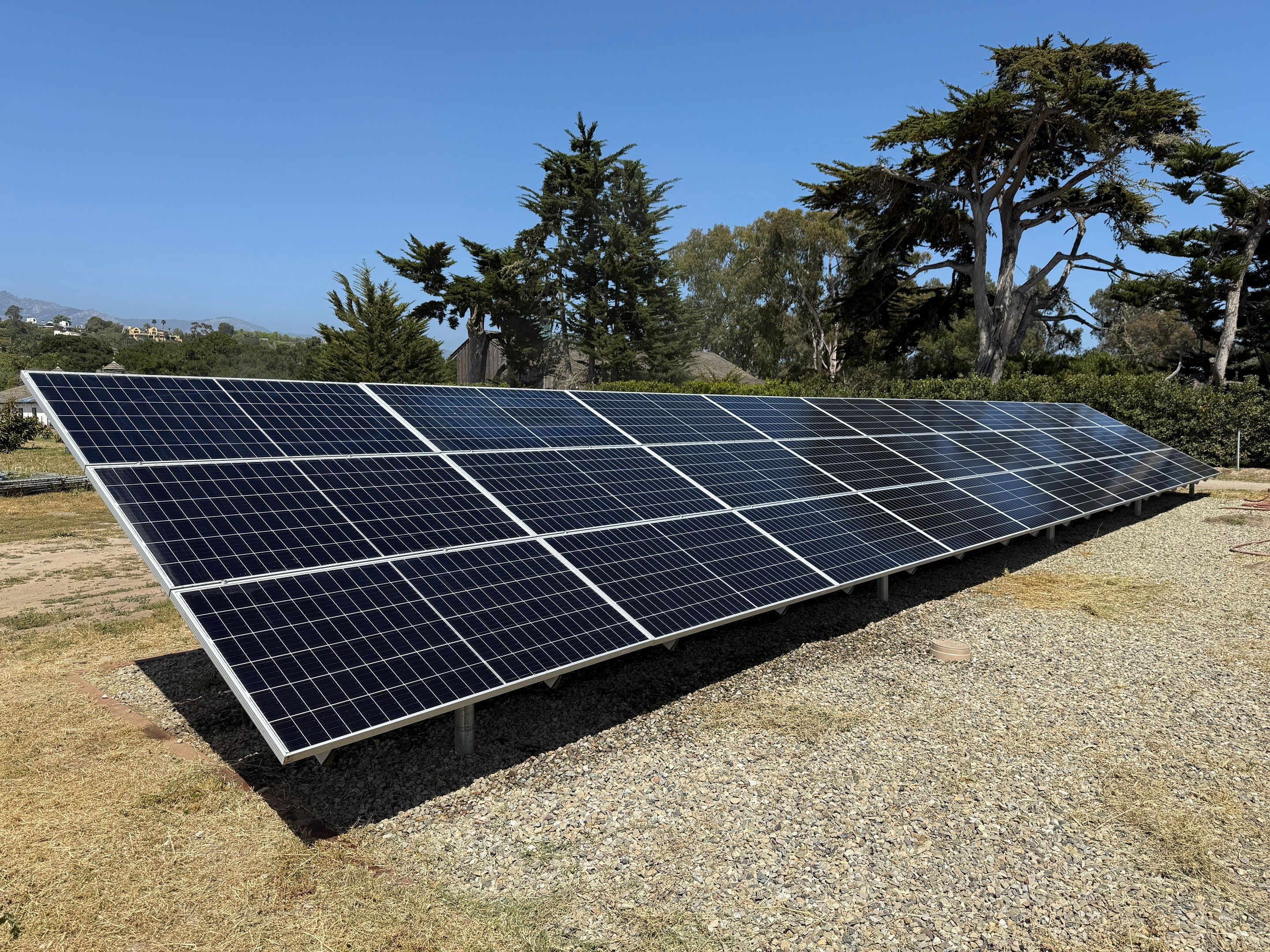Groundmount Solar Cleaning by Sunrise 805