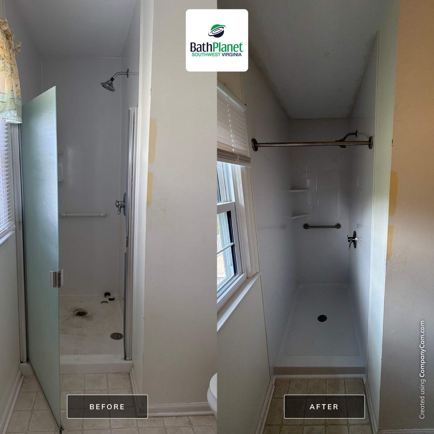 Shower Stall Upgrade by BathPlanet SW Virginia