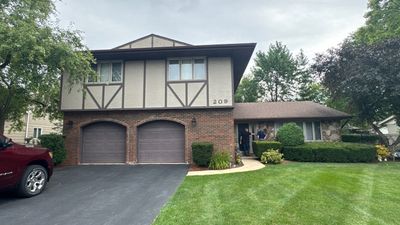Completed gutter protection installation in Schaumburg, IL 60193