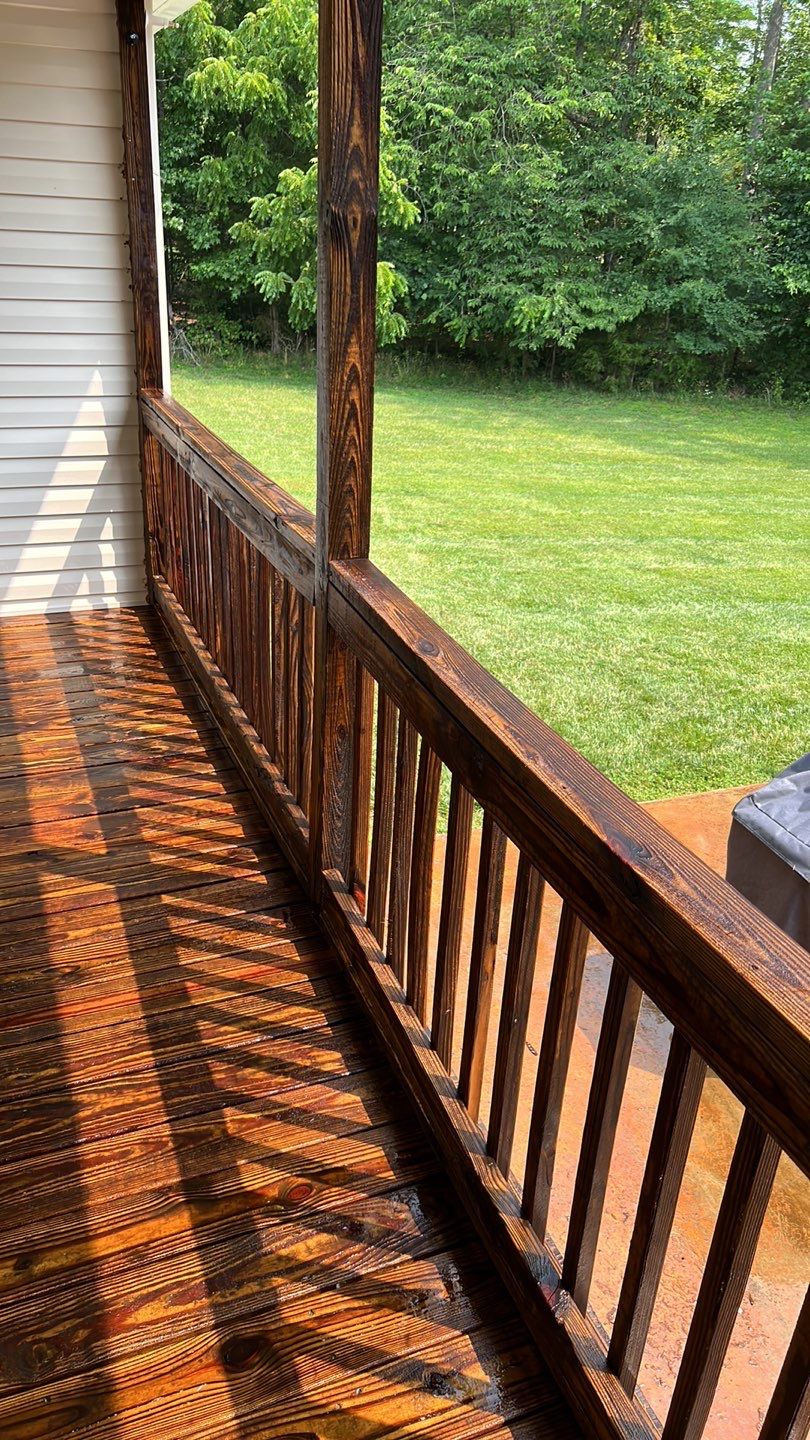 Weathered Deck using Wood Sealant by DuraSeal
