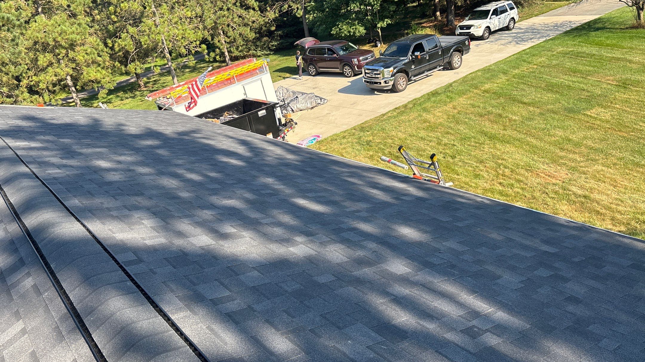 Roof Replacement using Owens Corning Onyx Black by 180 Contractors