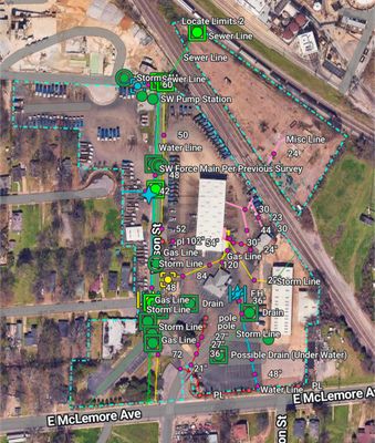 Utility Locate and Utility Mapping for Survey