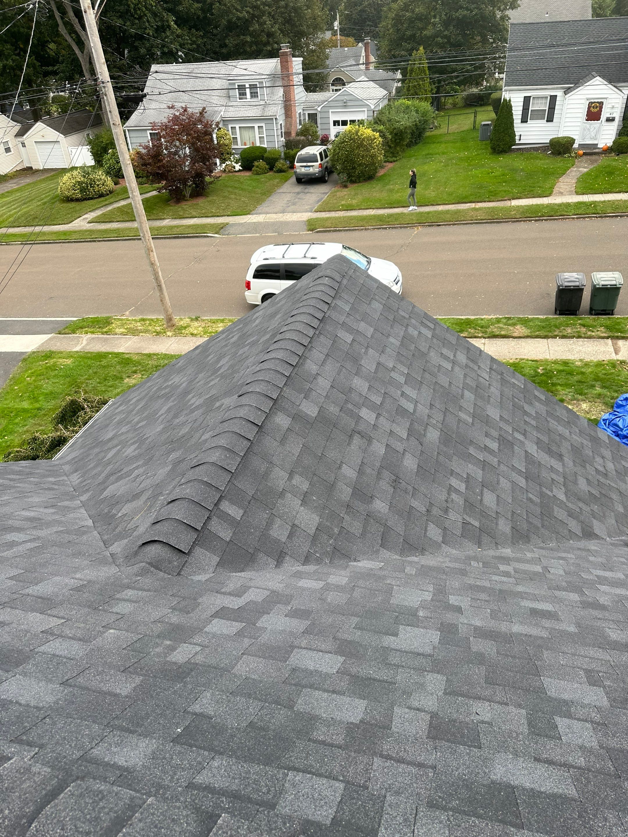 Residential Roofing Installation using Owens Corning TruDefinition Duration AR - Onyx Black & New Siding Install using Certainteed Sterling gray by A Plus Exterior