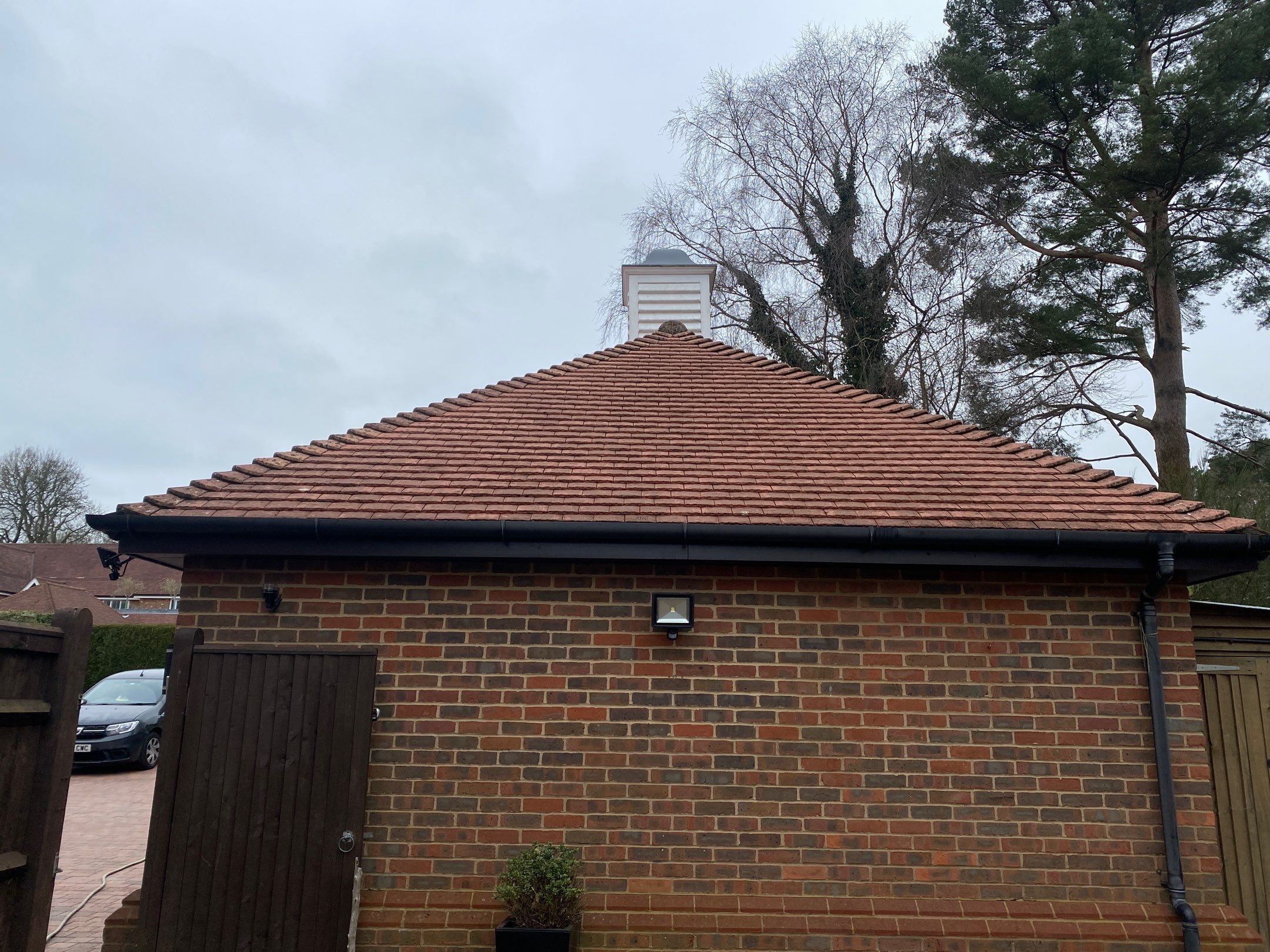 Roof and Driveway Clean using Mosmatic FSC and Biocide by Ges Exterior Cleaning ltd