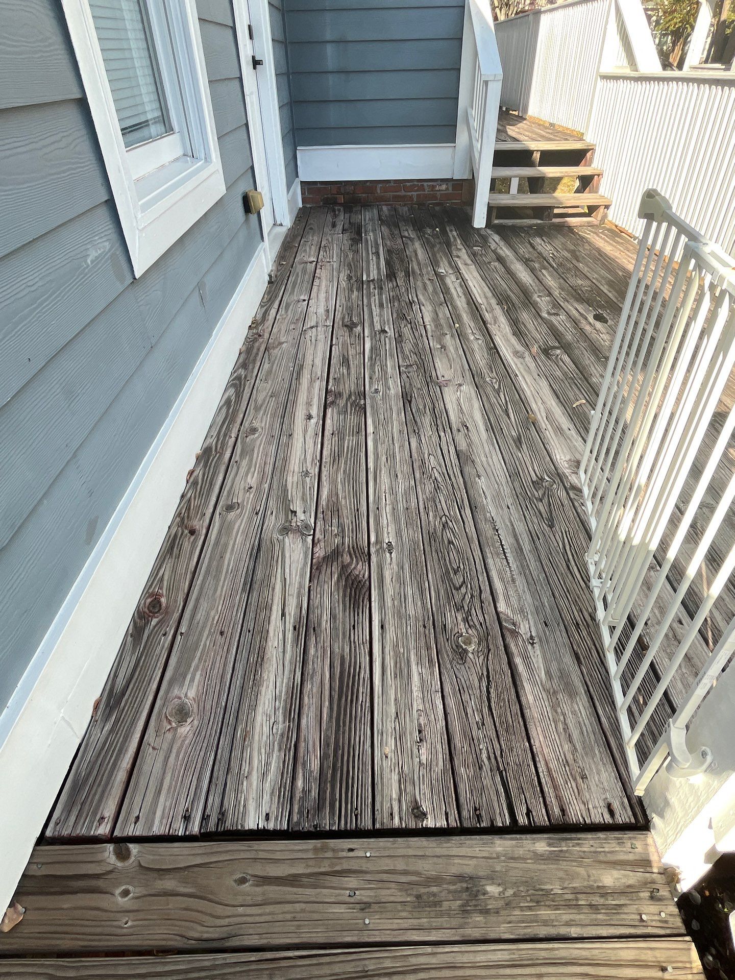 Atlanta, GA Deck Rebuild and Pergola Build using Deckorators Venture Series Decking, Trex Composite Railing, and Pressure Treated Pine by Nelson Exteriors 