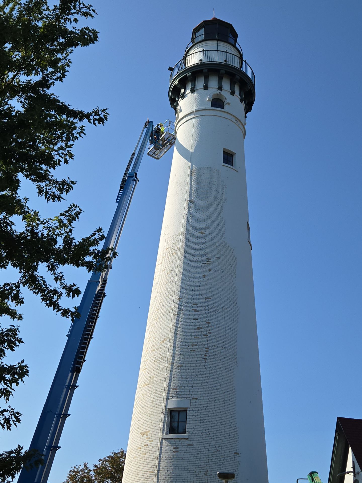 Wind Point Lighthouse Repaint by Blair Commercial Painting, LLC