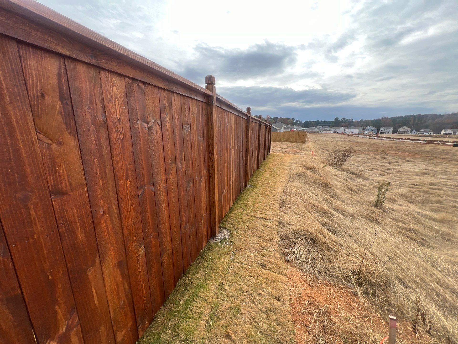 Fence Staining using Chestnut by SSE by Titans of Timber Fence & Stain