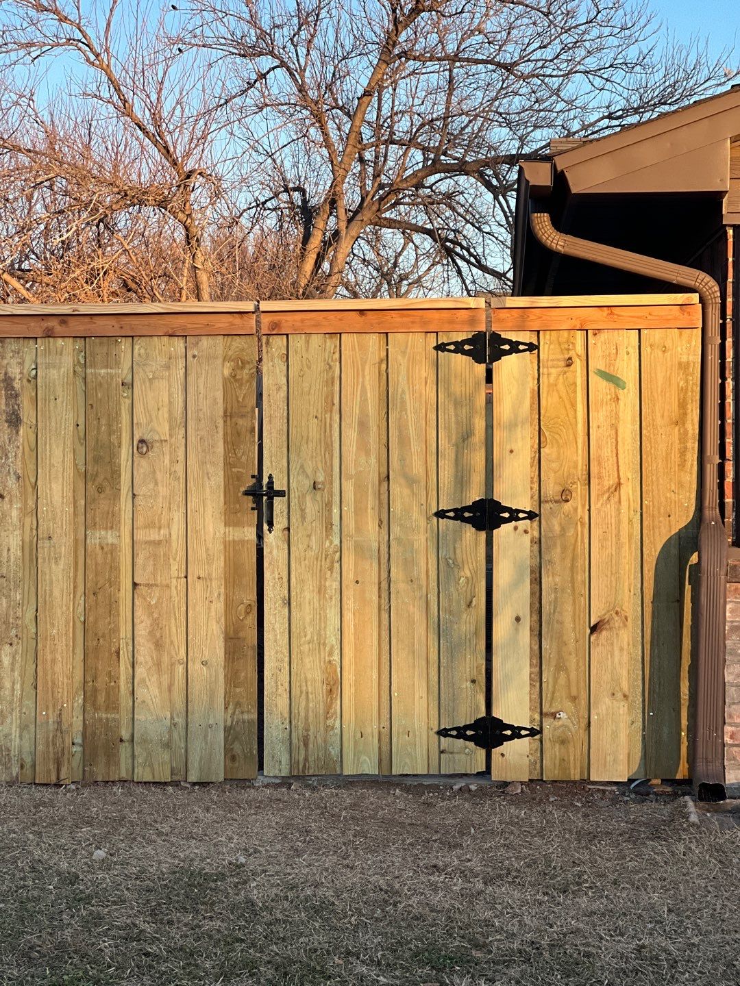 Fence , Concrete Pads , and Tree Removal by Clays Services Inc