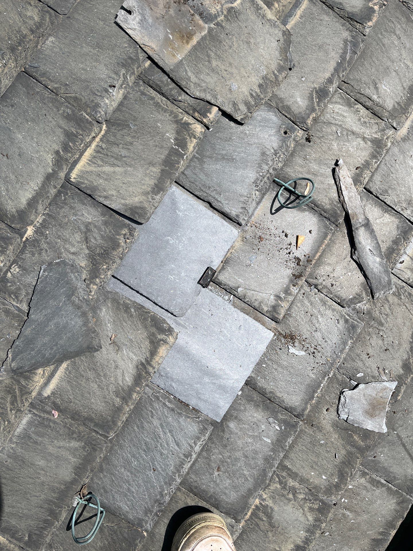 Arlington: Buckingham Slate and Carlisle Syntec TPO Roof by RM Banning, Inc.