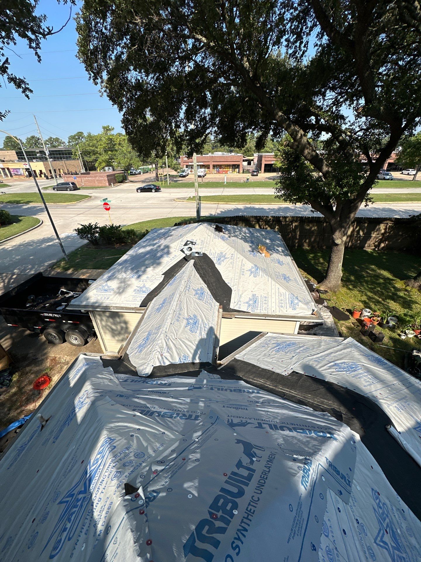 Project in Houston by Motion Roofing