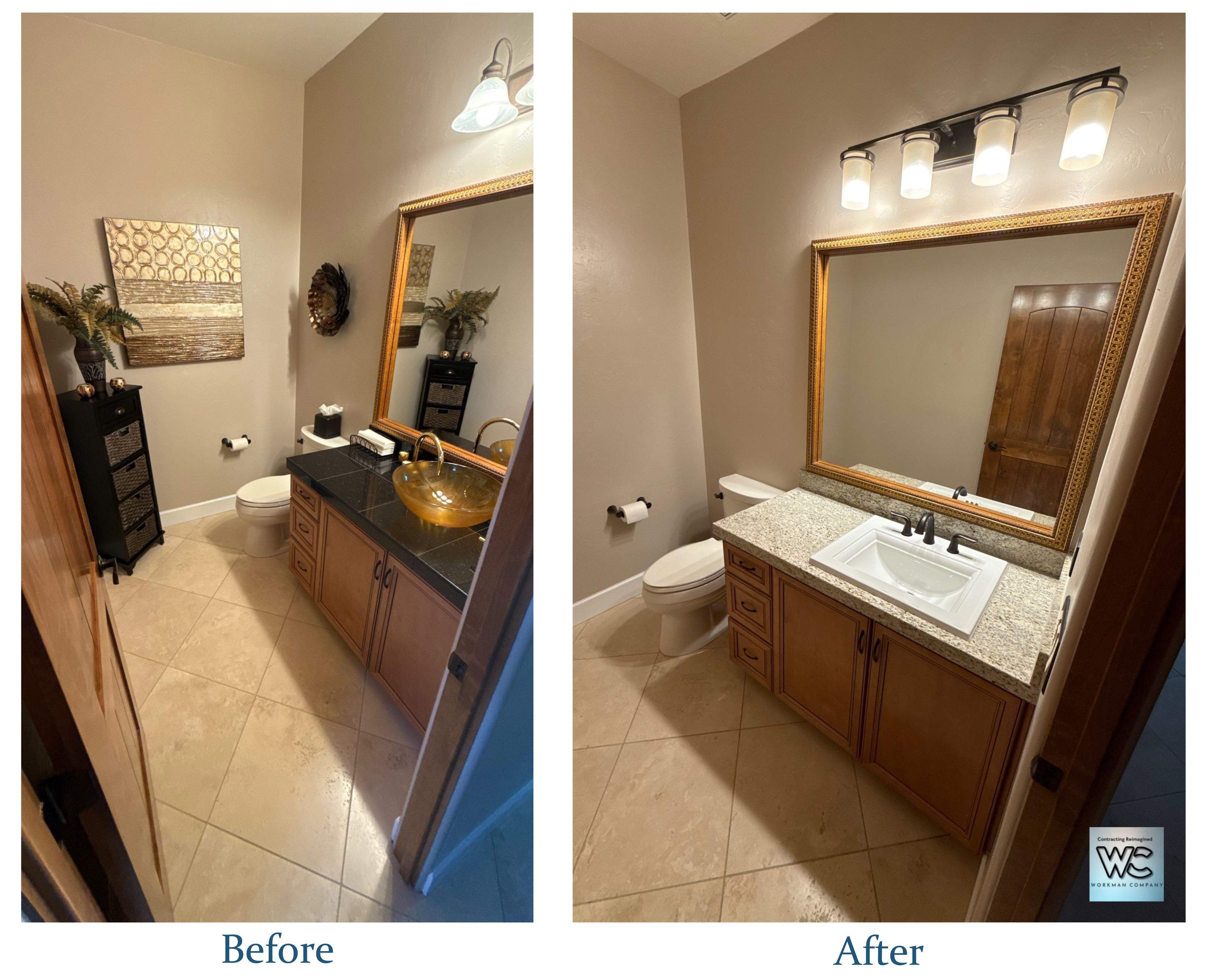 Pinnacle Ridge Bathroom Remodel by Workman Company LLC