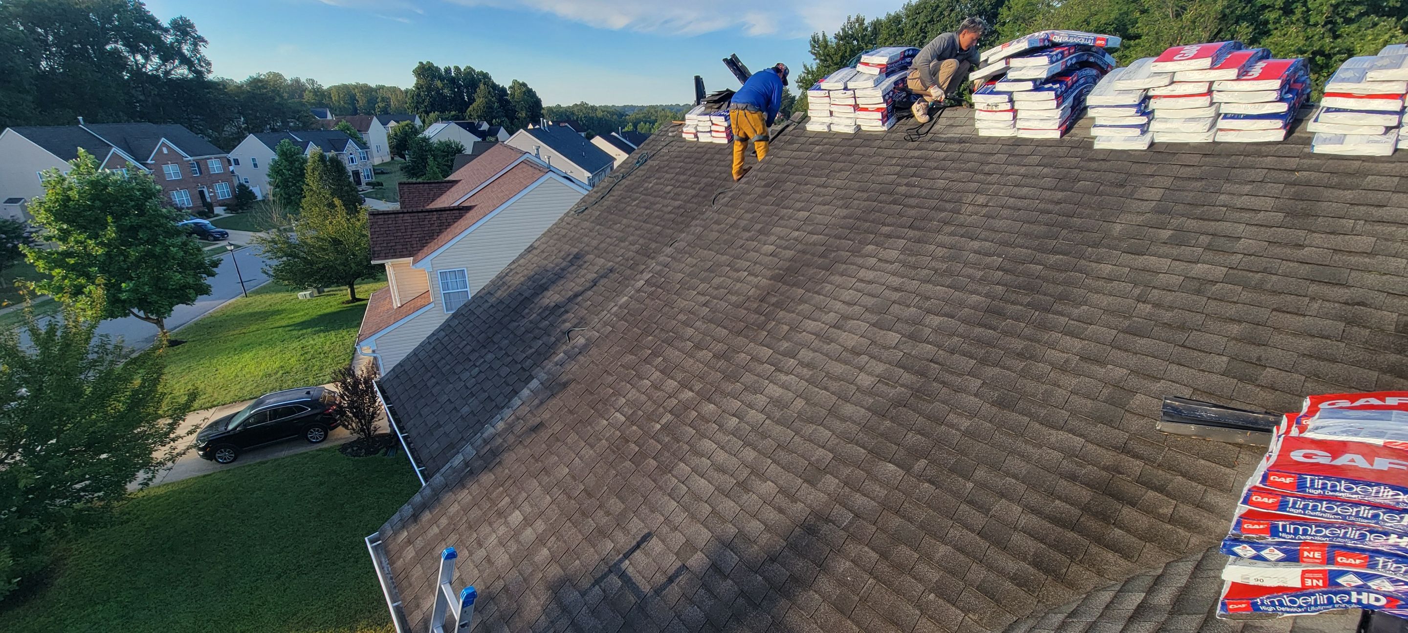 Roof Installation using GAF Timberline HDZ by ExteriorPros