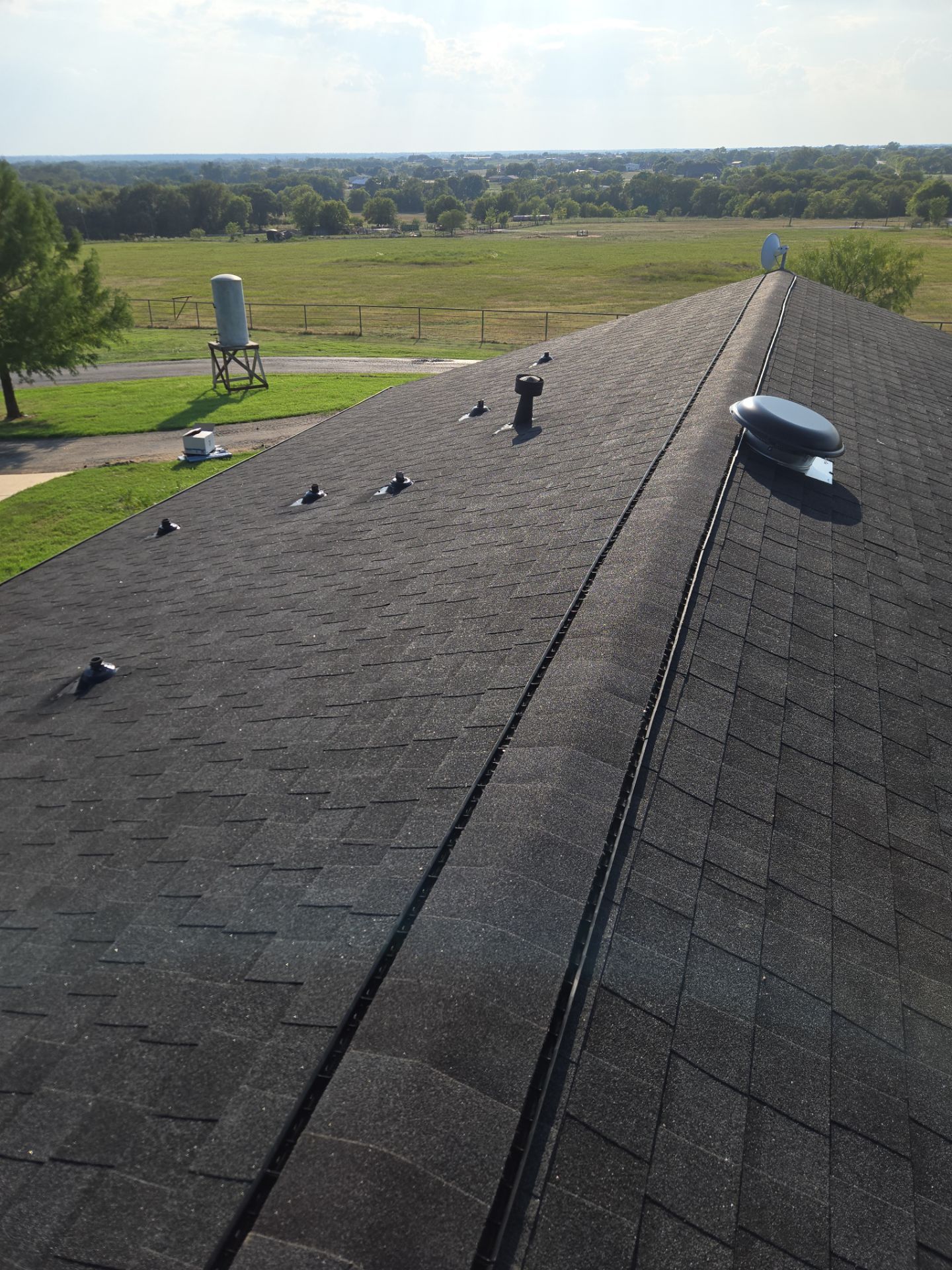 Project in Justin by Lonestar Roofing and Restoration LLC.
