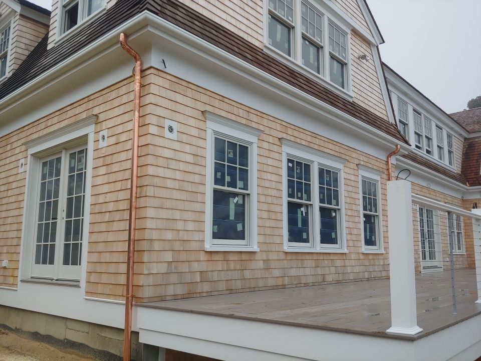 Chatham, MA Gutter Installation using 4x5 FiberGlass Gutter by Gutter Pro Enterprises