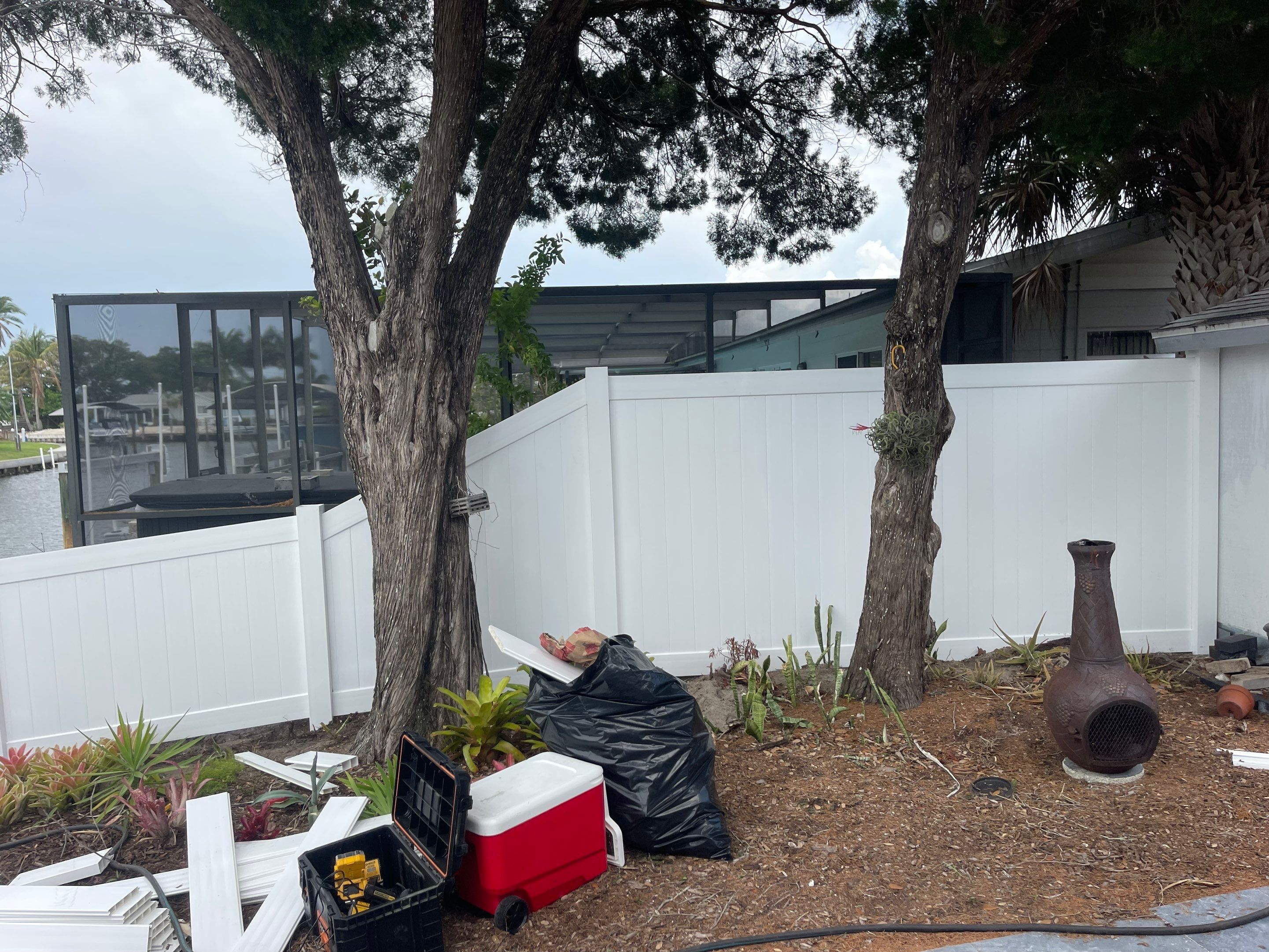 Bradenton, FL 6 ft. Tall White Vinyl Privacy Fence by Asap fence and gates, LLC