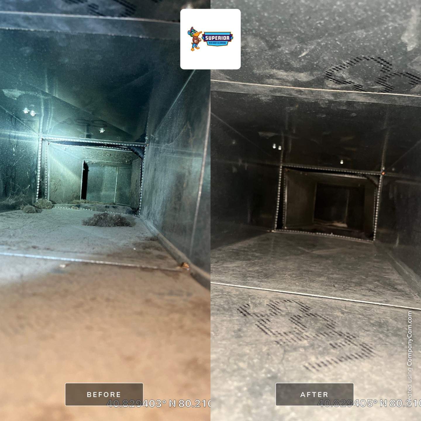 Air Duct Cleaning With a Vacuum Truck in Fombell, PA by Superior Air Duct Cleaning