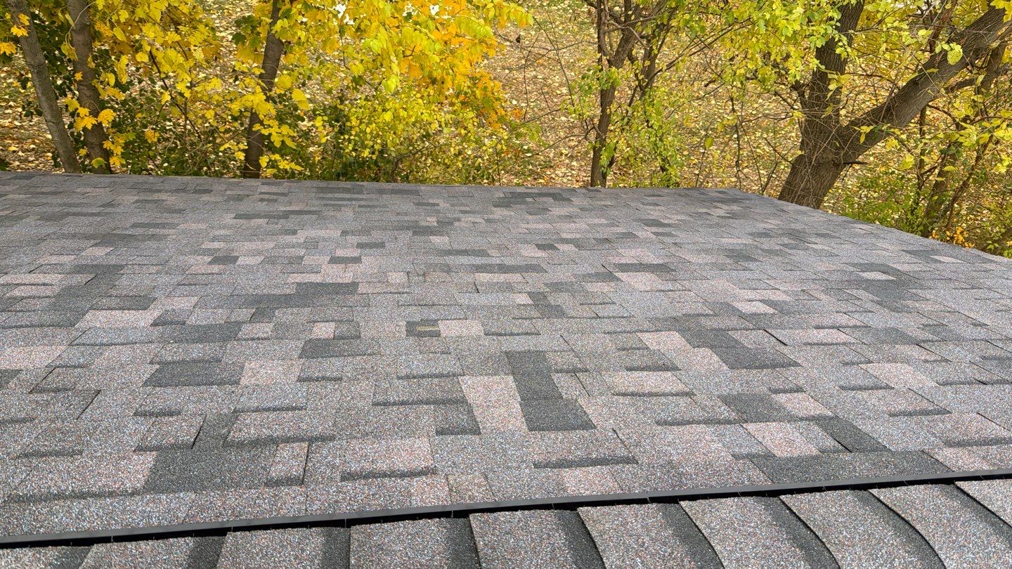 Roof Replacement using Owens Corning Midnight Plum by 180 Contractors