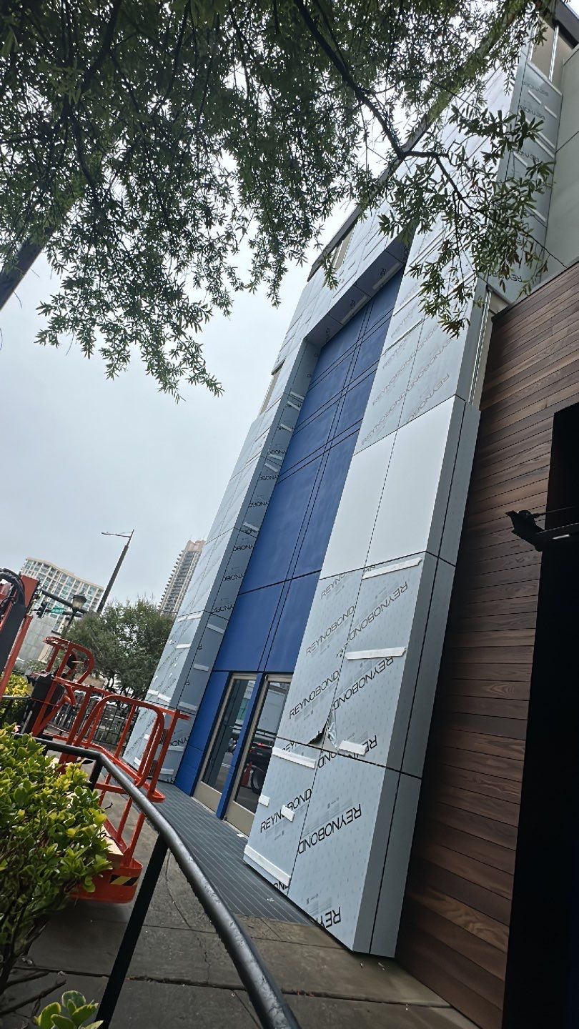 Exterior Installation using ACM Composite Panels by Infinity Metal Systems