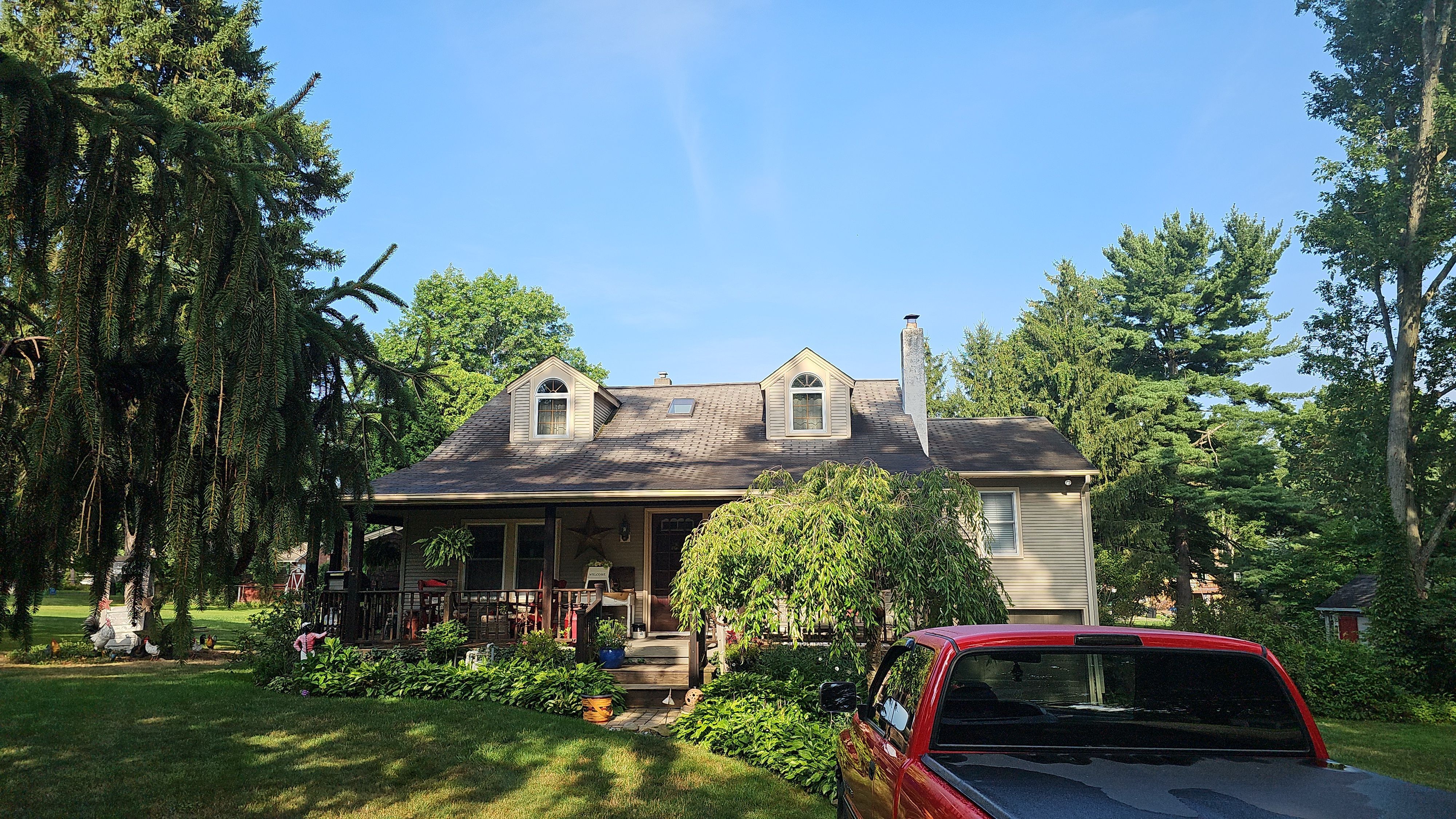 Atlas Pinnacle, Color, Burnt Hickory, Drip Edge, Color, Royal Brown by Eagle Eye Roofing