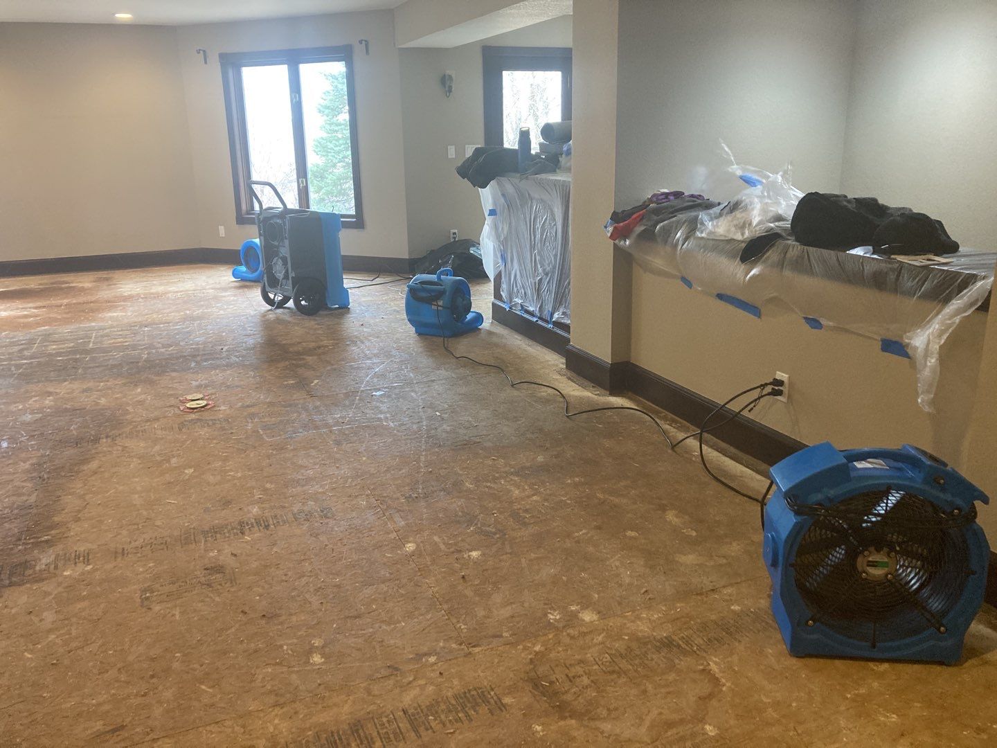 Water Damage Throughout Main Floor, Basement, and Crawl Space by Accountable Home Services