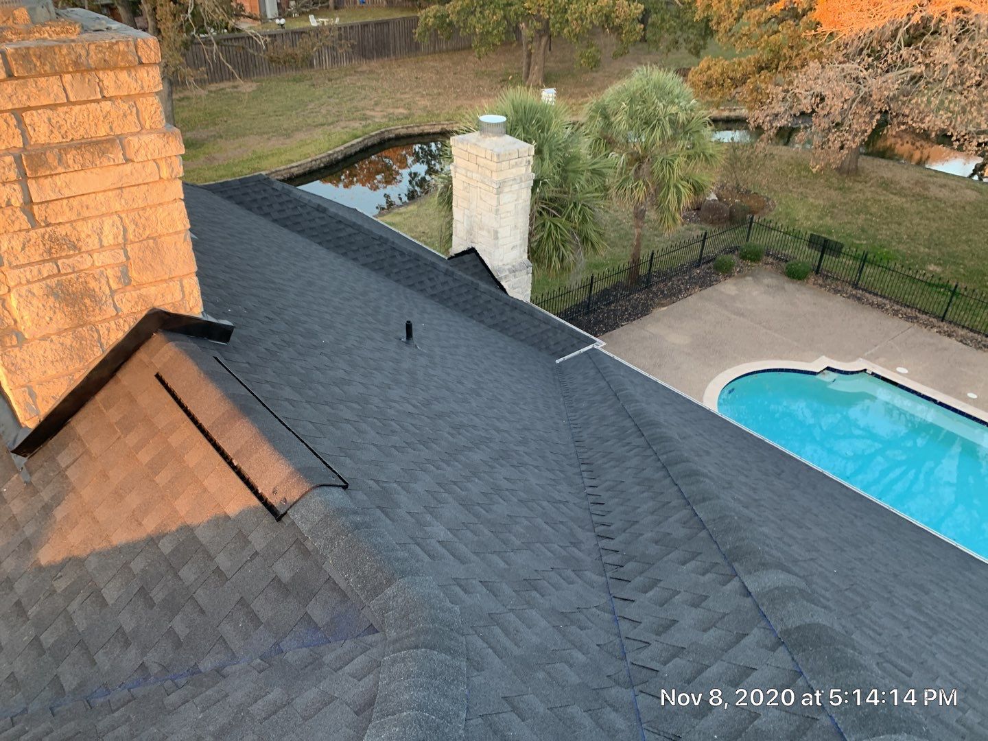 Huge Estate - Residential Roofing Installation using GAF Timberline HDZ Shingle System by First United Roofing & Construction